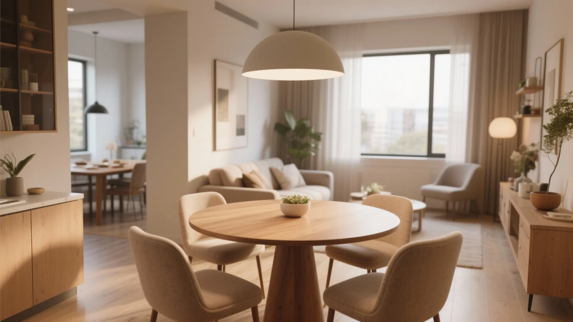 2. Go Round with the Dining Table