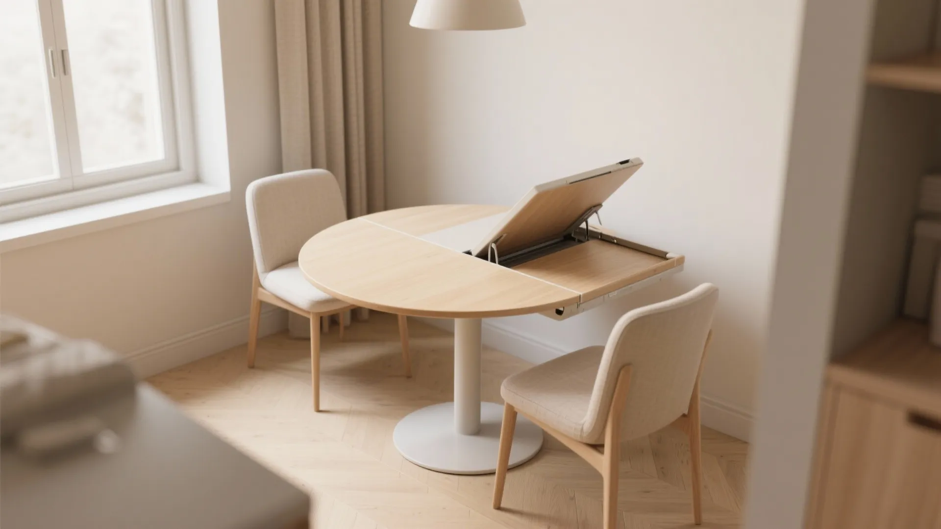 1. Go round or oval (and make it extendable)