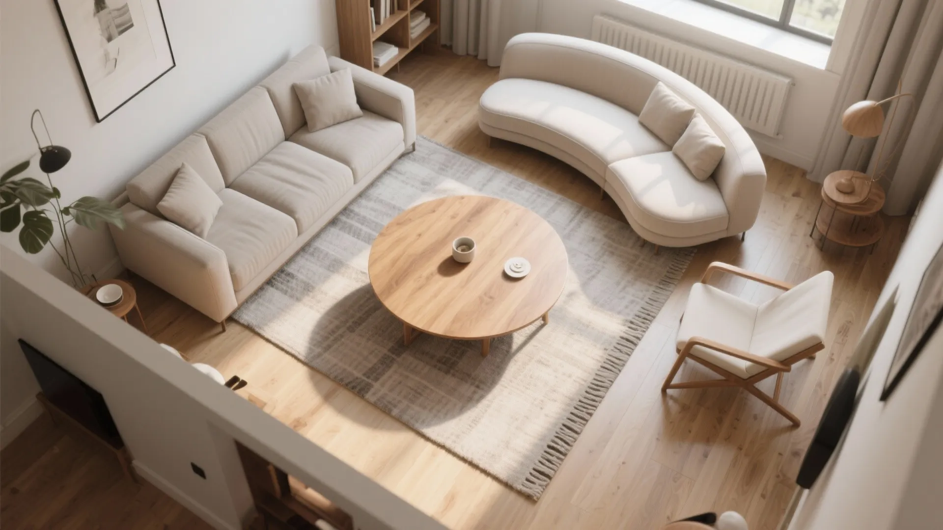 Round Coffee Tables Keep Traffic Flow Smooth