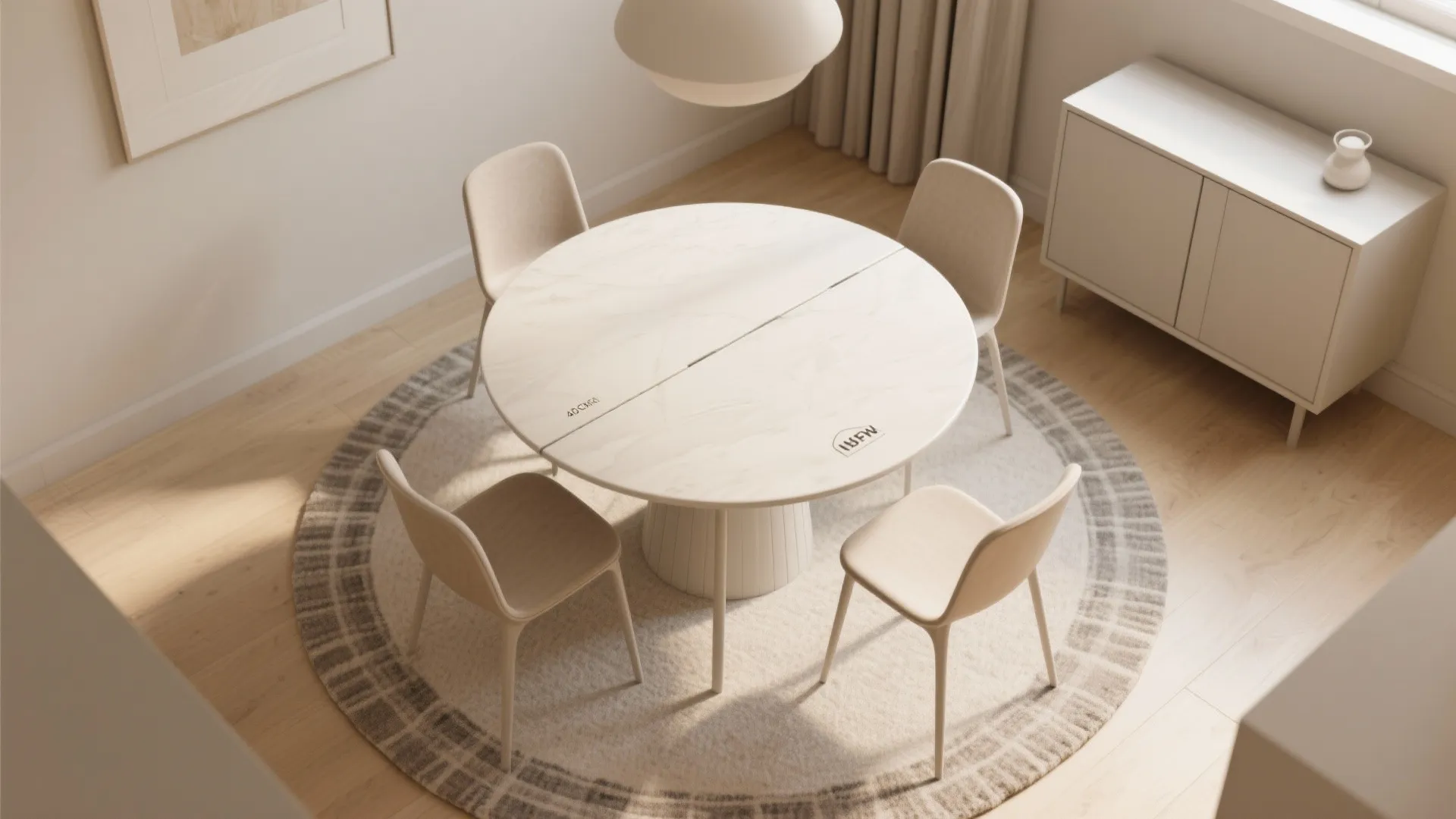 5) Flexible layouts: round tables and extendable options