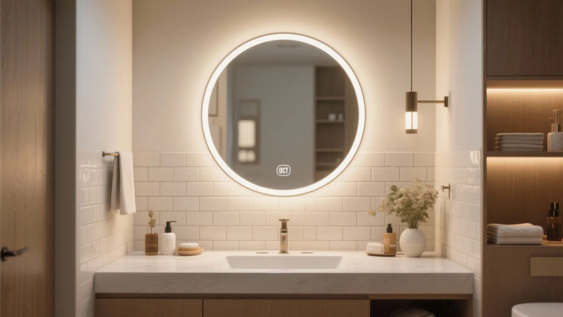 Round Mirrors for Softness