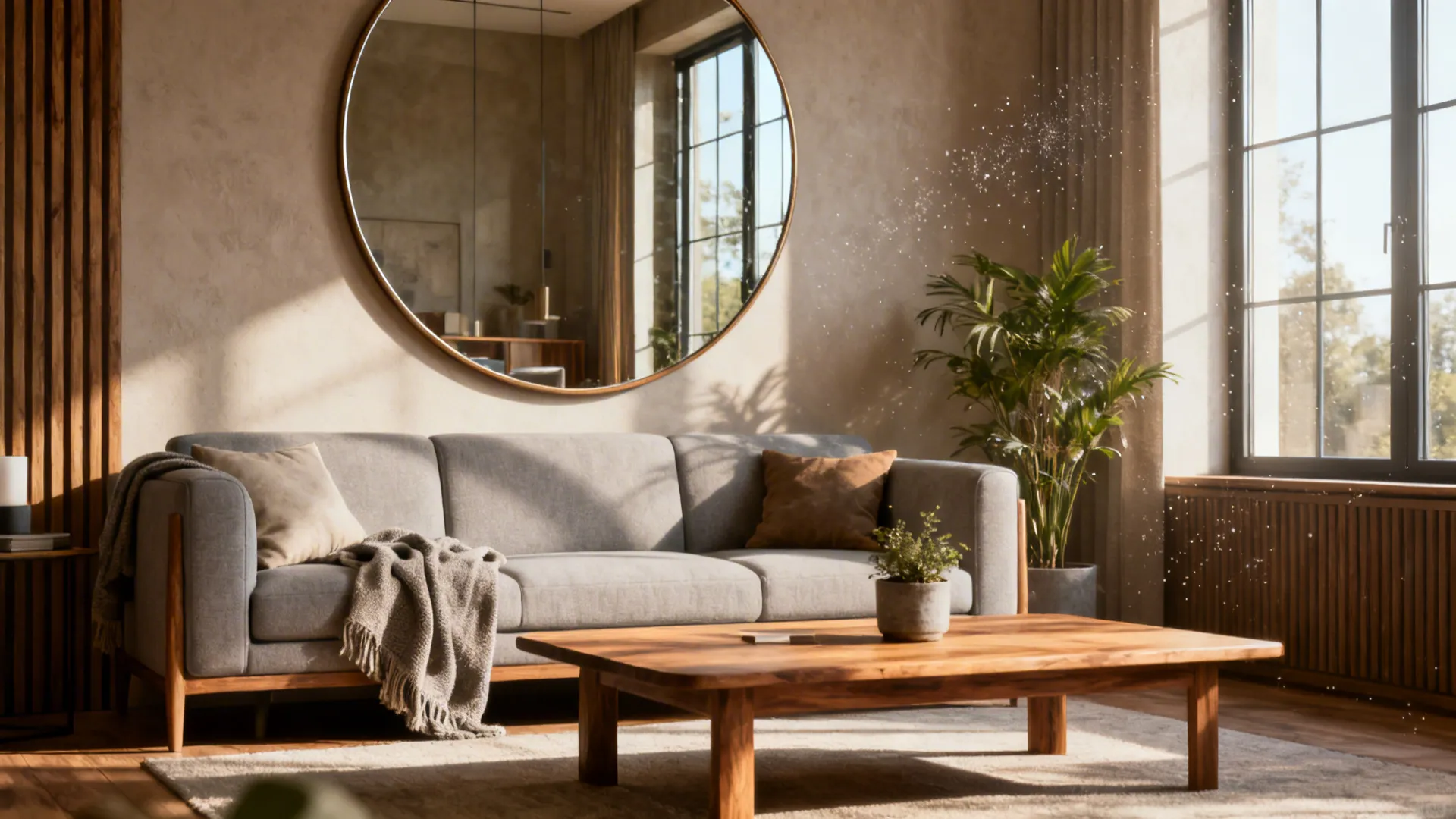 Round Wall Art Ideas for Living Rooms