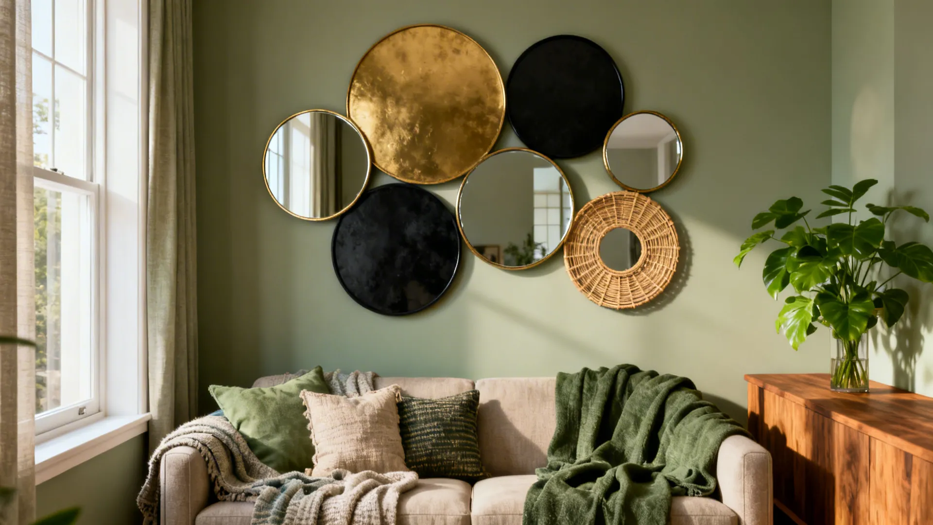 Round Decorative Mirrors: 5 Living Room Ideas: Creative ways to use round mirrors in small and large living rooms — practical tips from a 10+ year designer