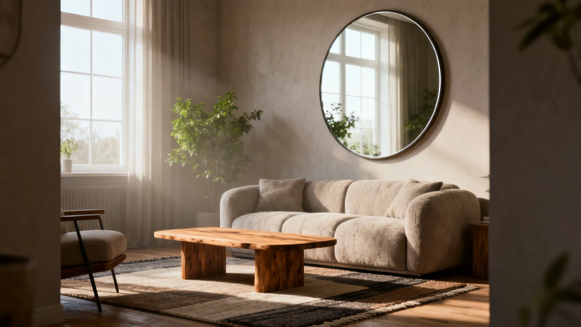 Mirror Magic: 5 Ways to Decorate Living Room Walls: Creative mirror strategies to make small living rooms feel brighter, larger, and more stylish