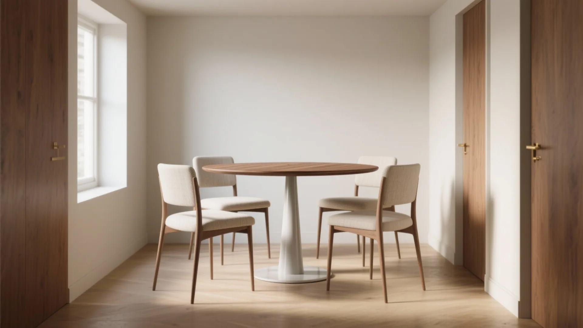 1) Scale-Smart Seating and a Round (or Oval) Table