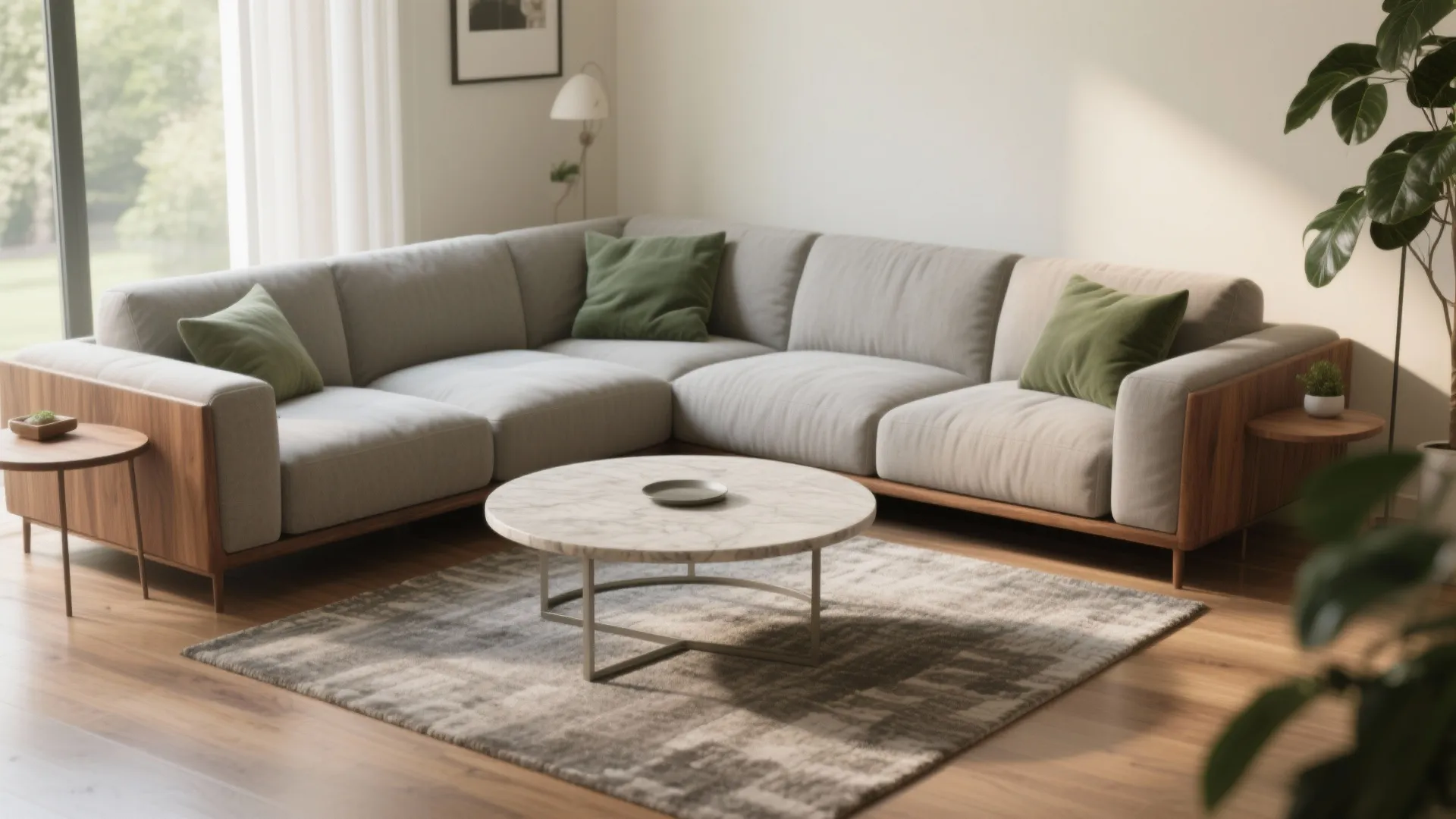 Round or Oval Coffee Tables for Better Flow