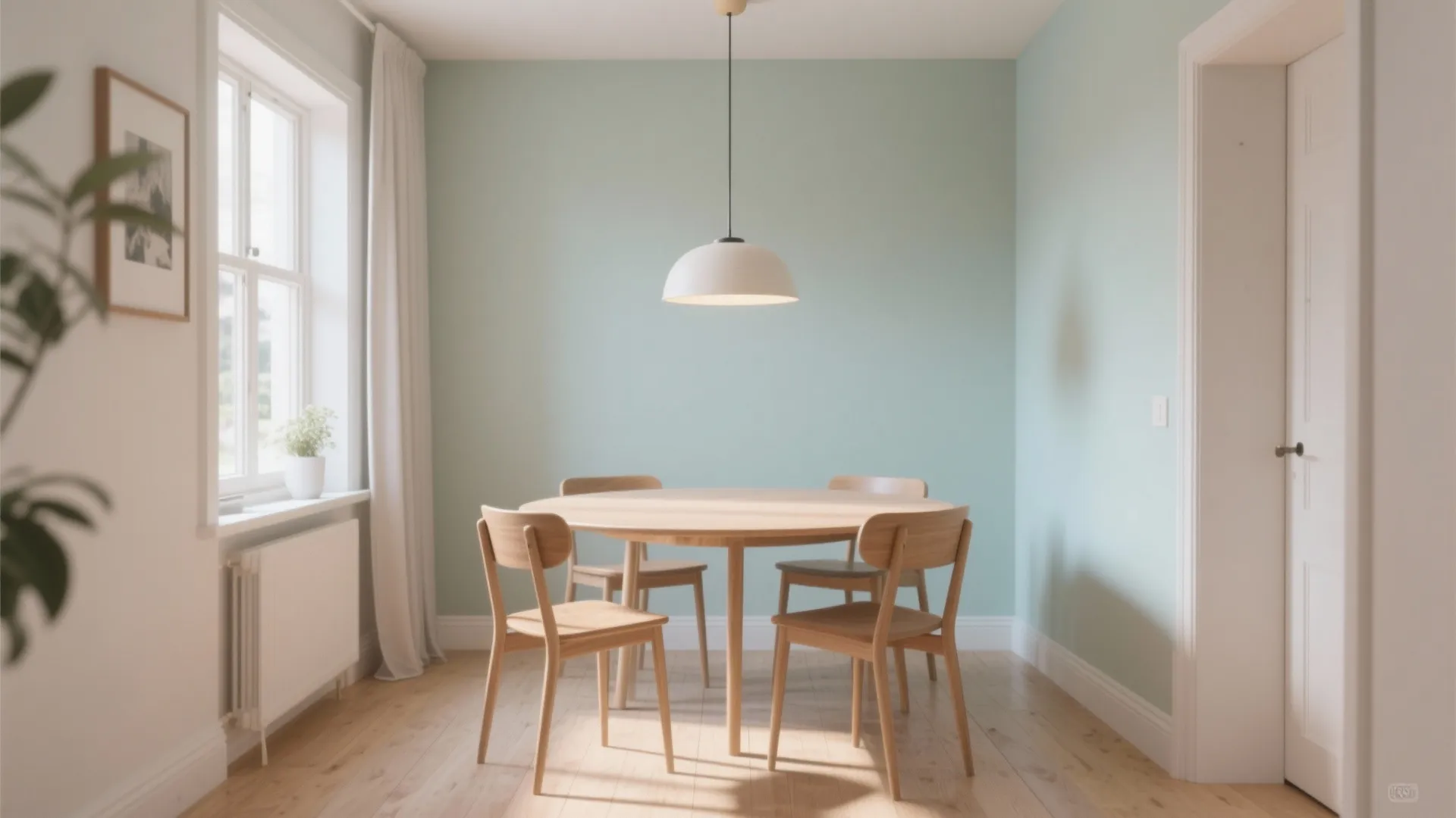 4. Round or oval table to improve flow