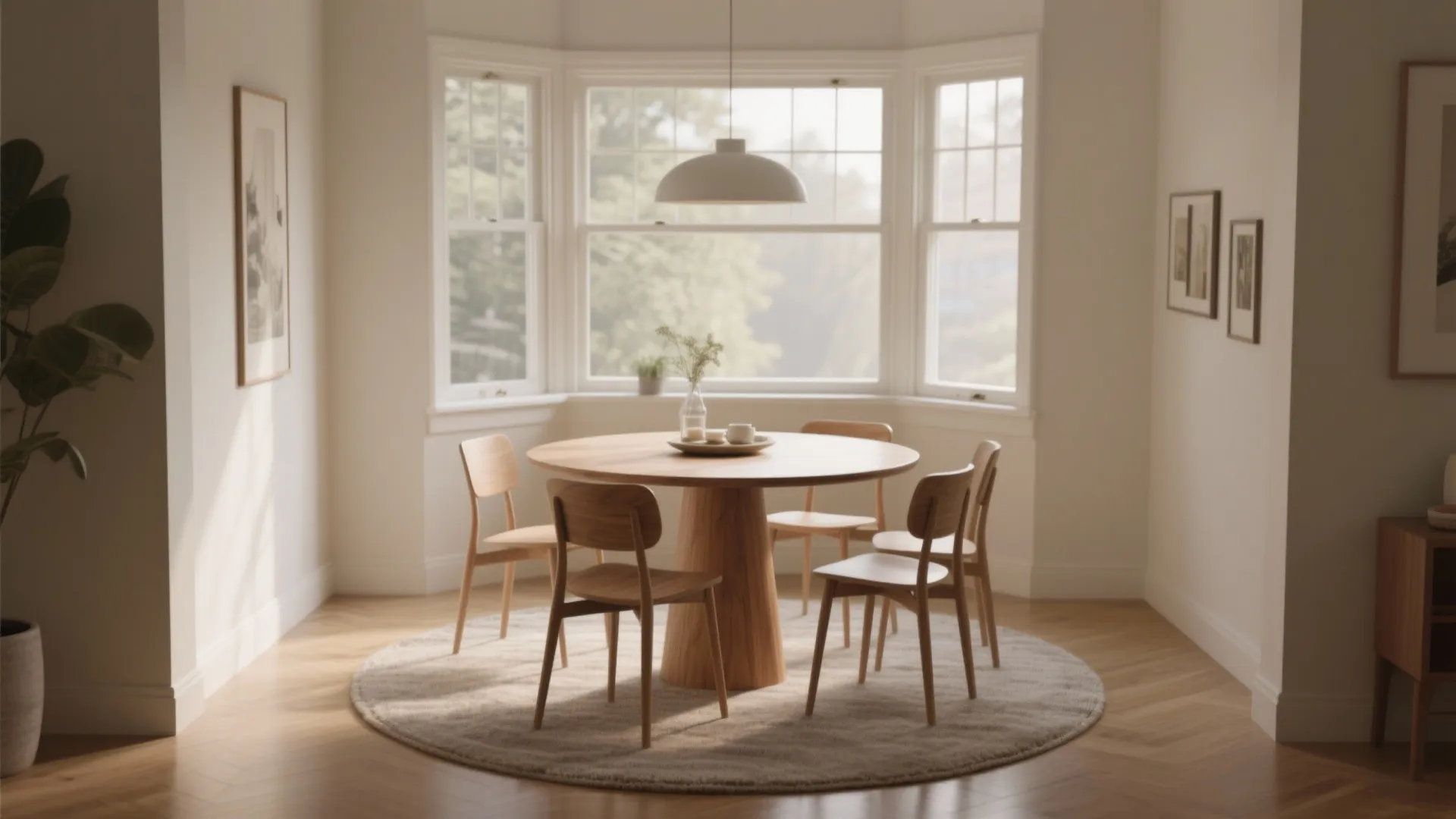 2. Round or Oval Table to Maximize Flow