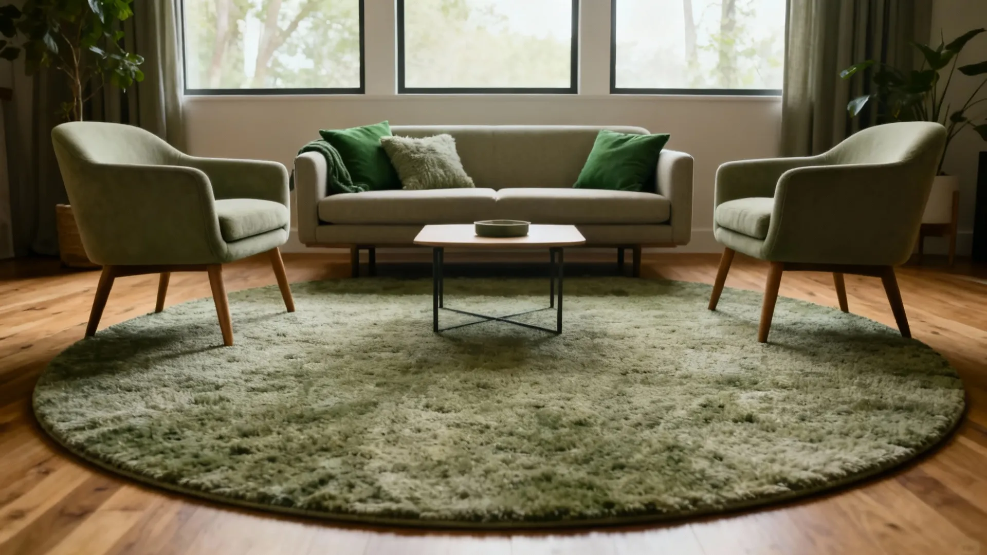Perfect Round Rug Placement: 5 Living Room Ideas