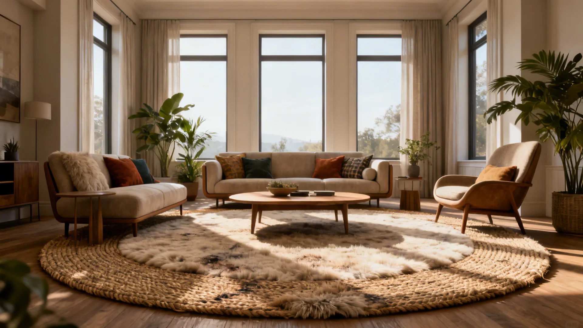 5 Large Round Rug Ideas for Living Rooms: Creative small-space tricks and practical tips I’ve learned over 10+ years designing homes