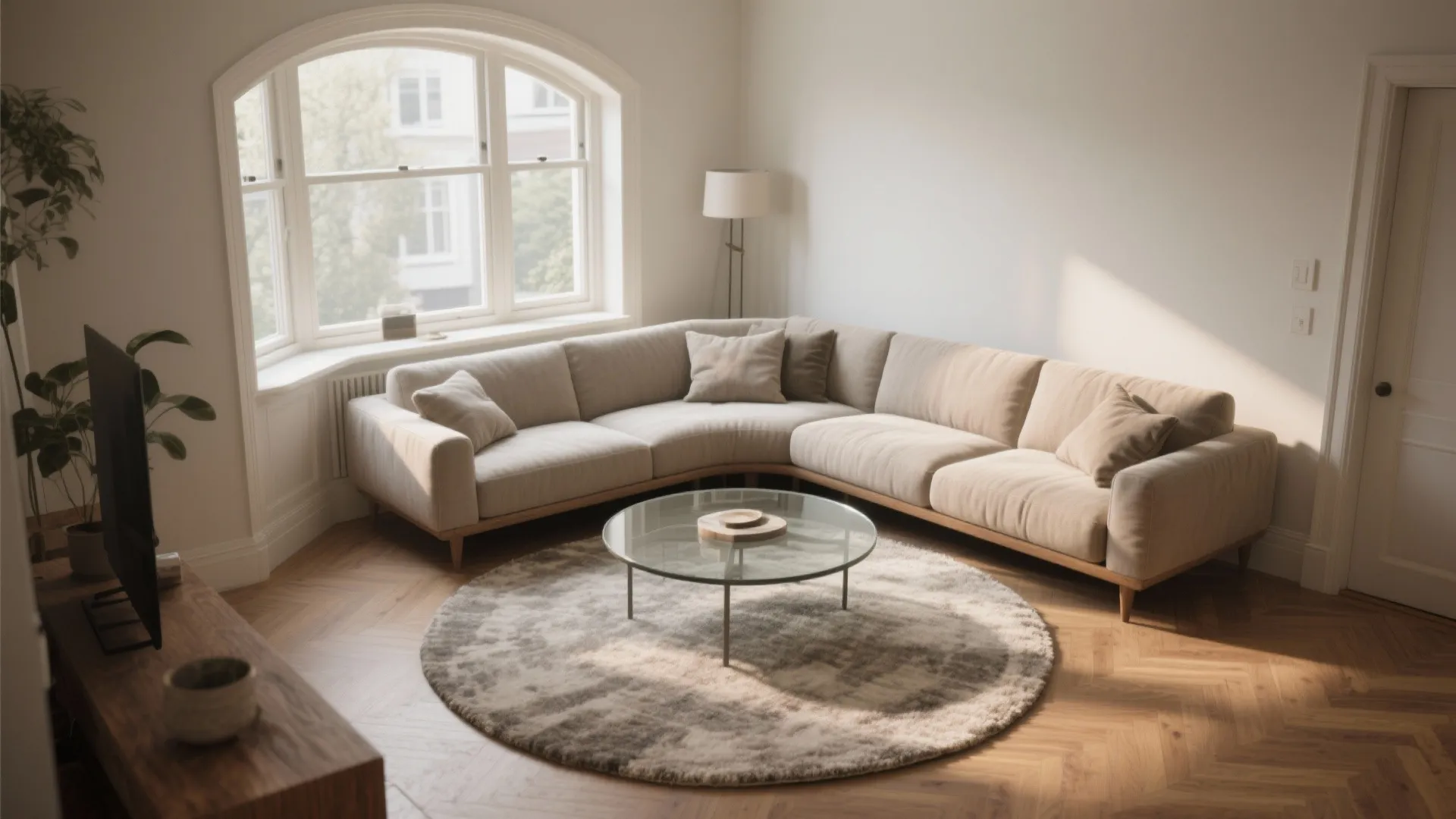 4) Round Rugs: Soften Corners and Unlock Flow