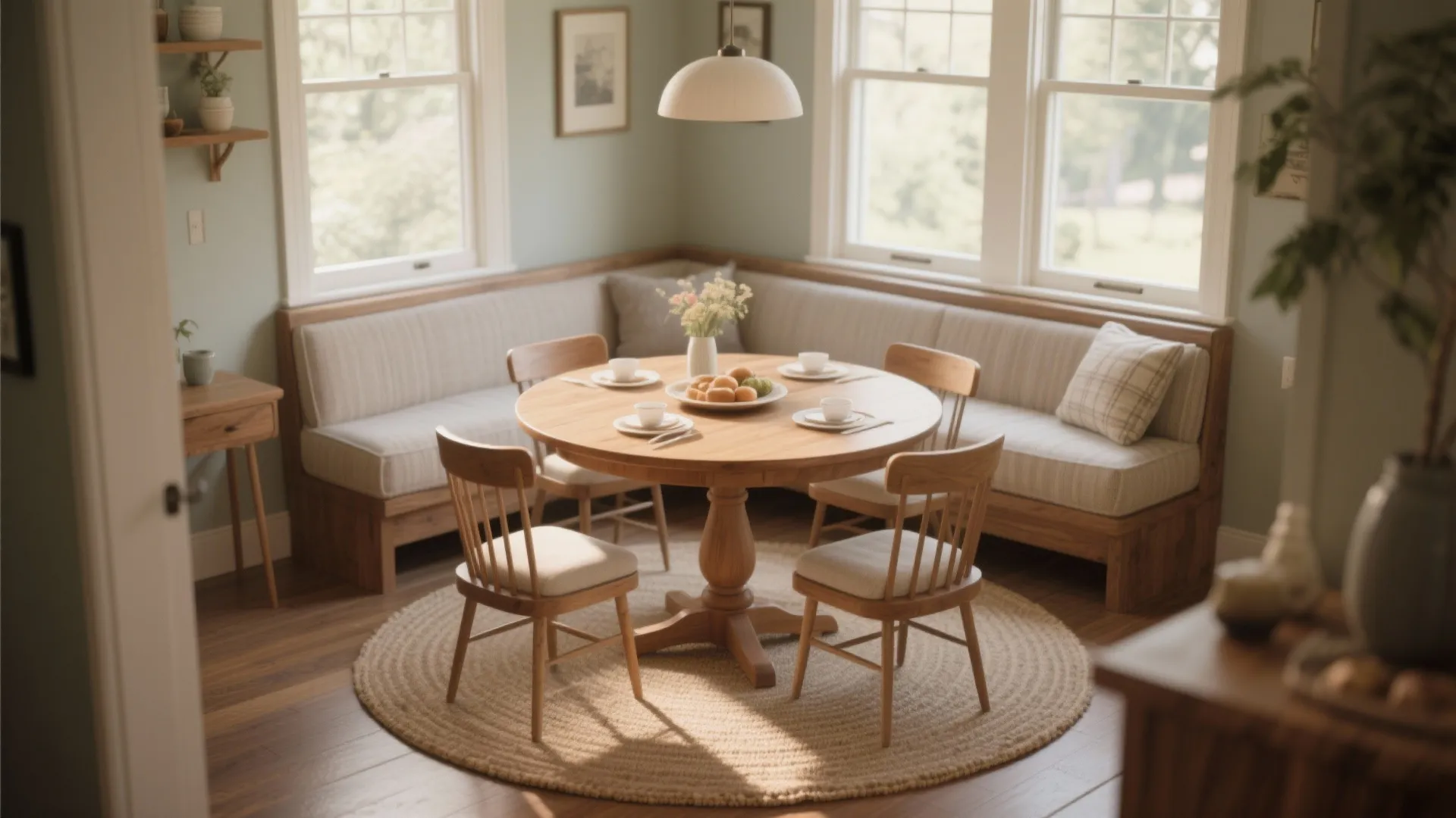 4. Round Rugs for Round Tables