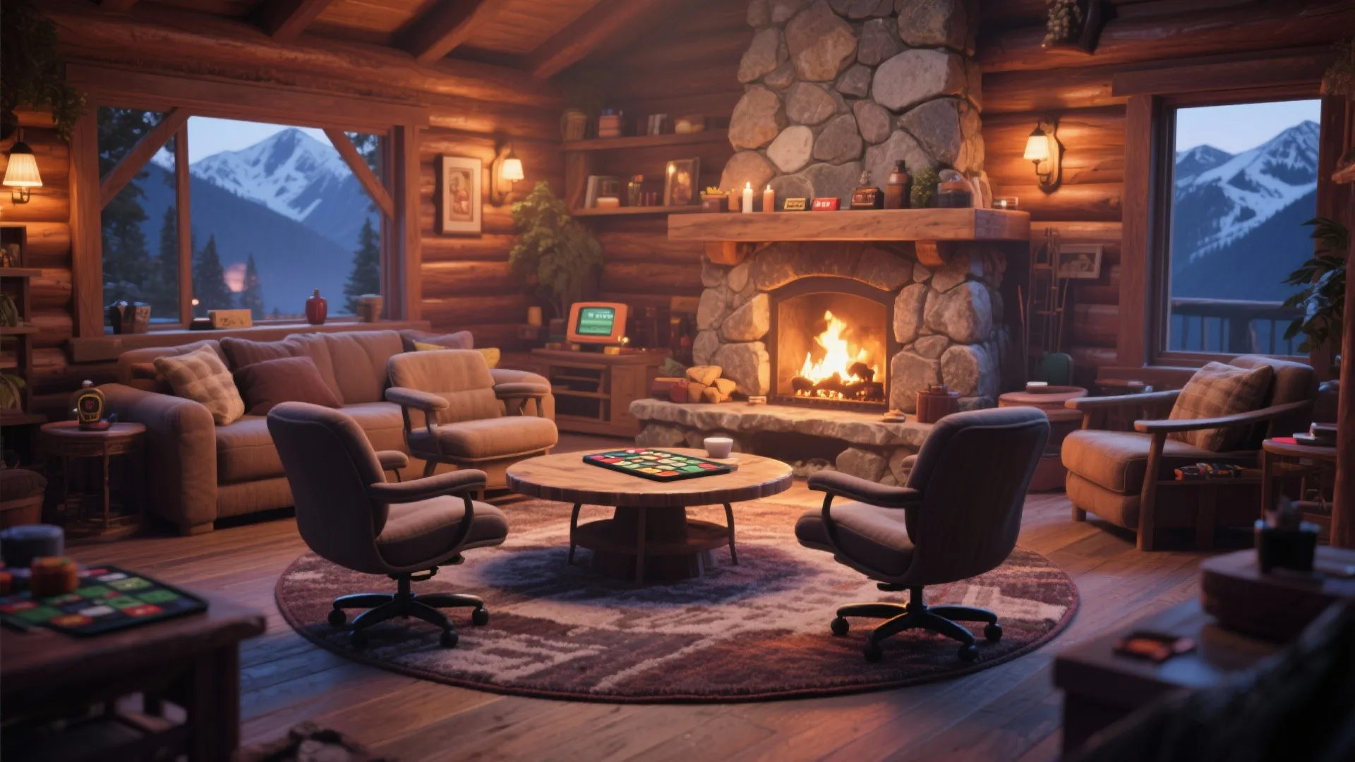 6. Round Seating Cluster