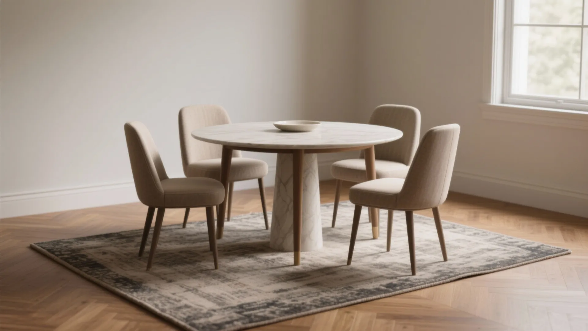 Center a Round Table for Intimacy