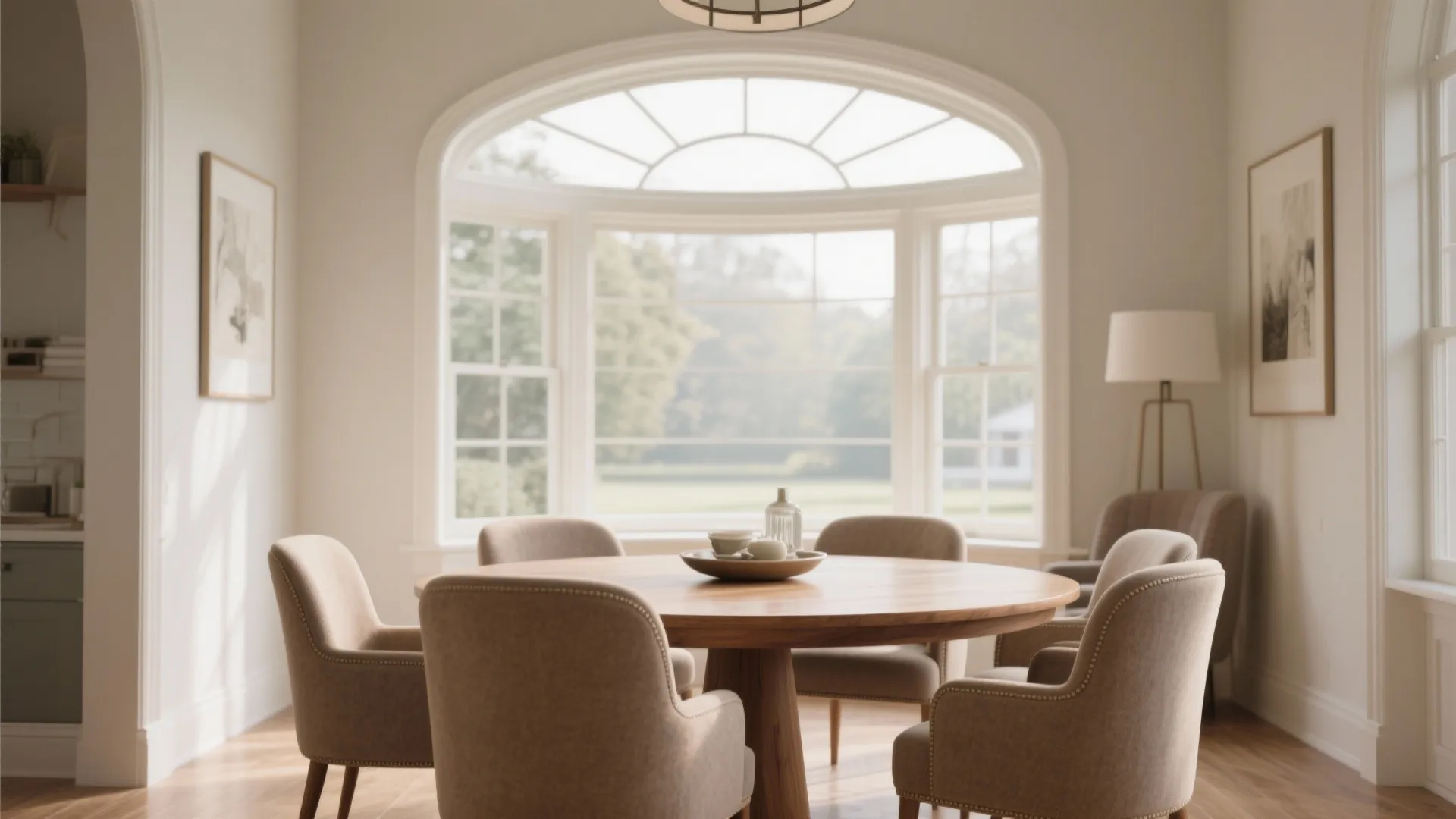 6. Curved or Round Table