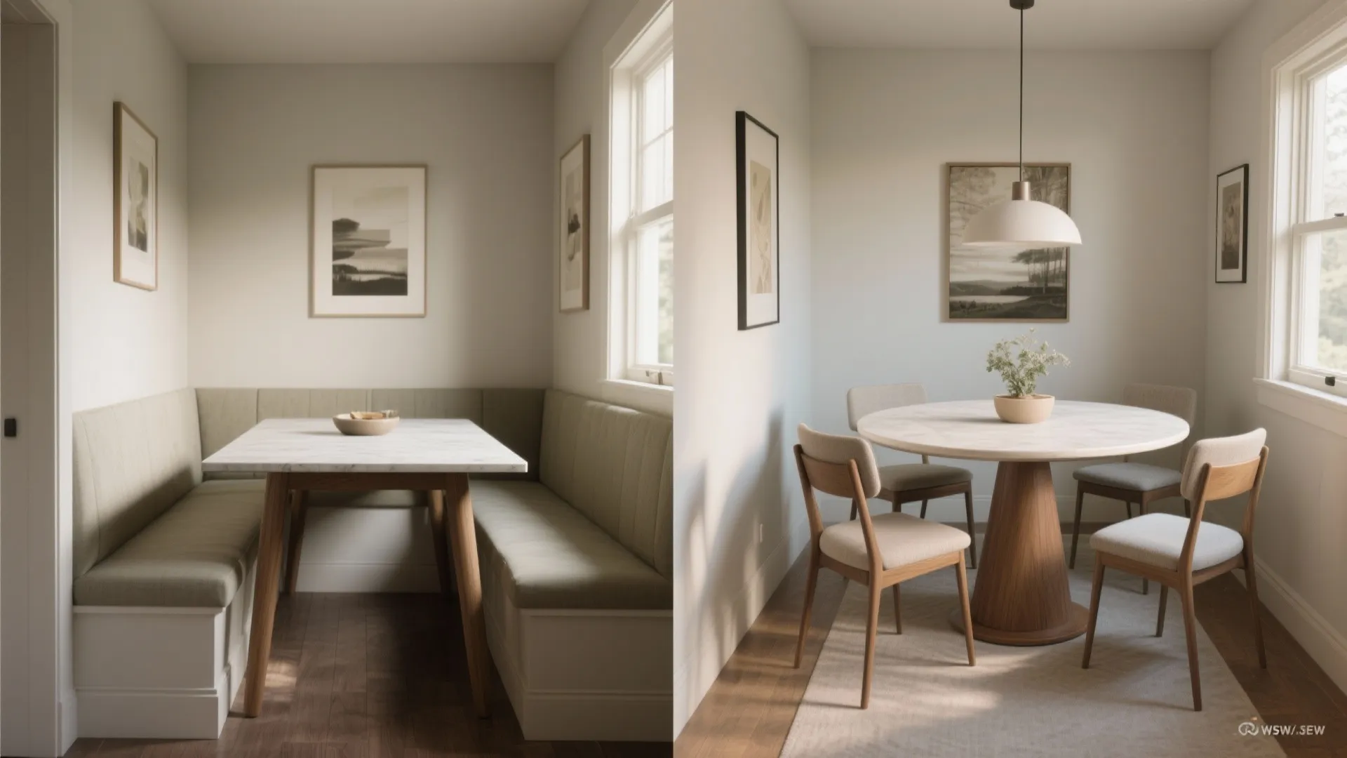 Round Pedestal Tables for Tight Clearances