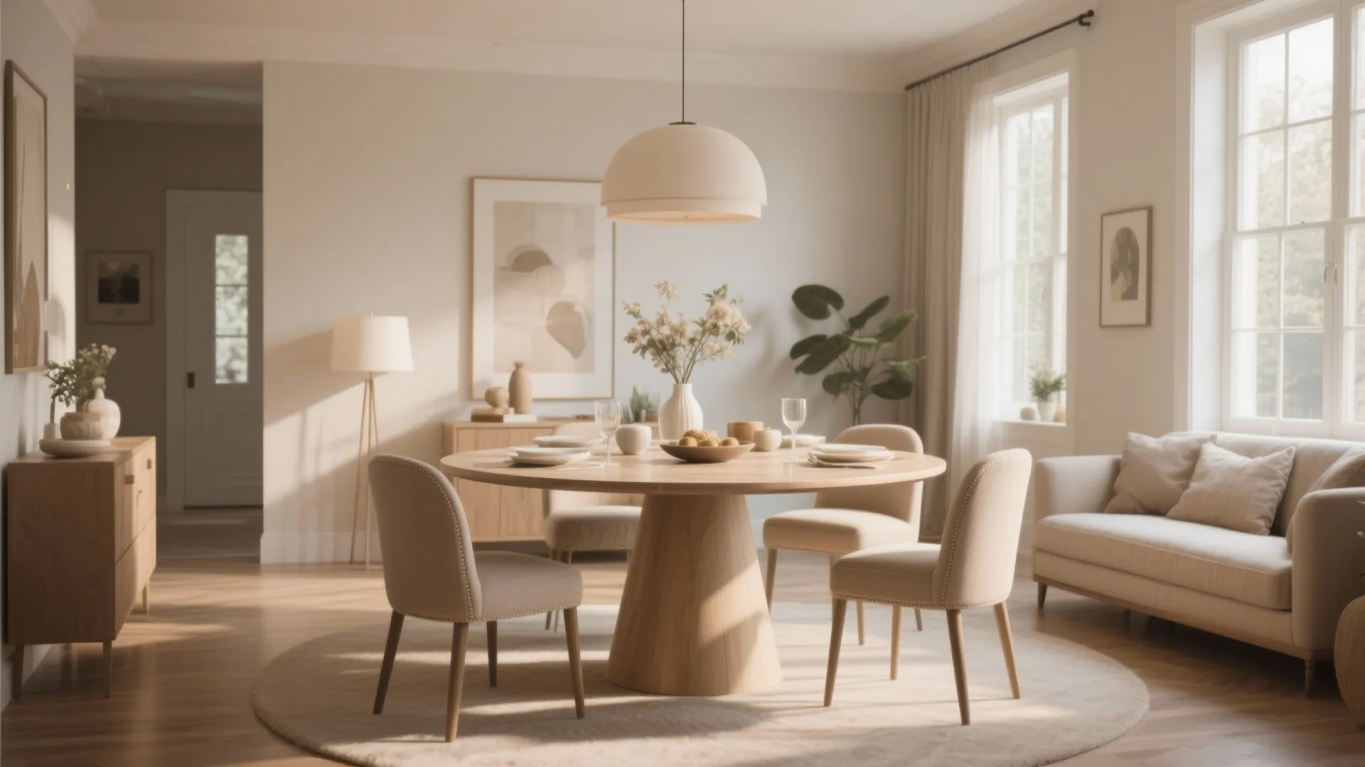 10 Round Dining Table Decor Ideas