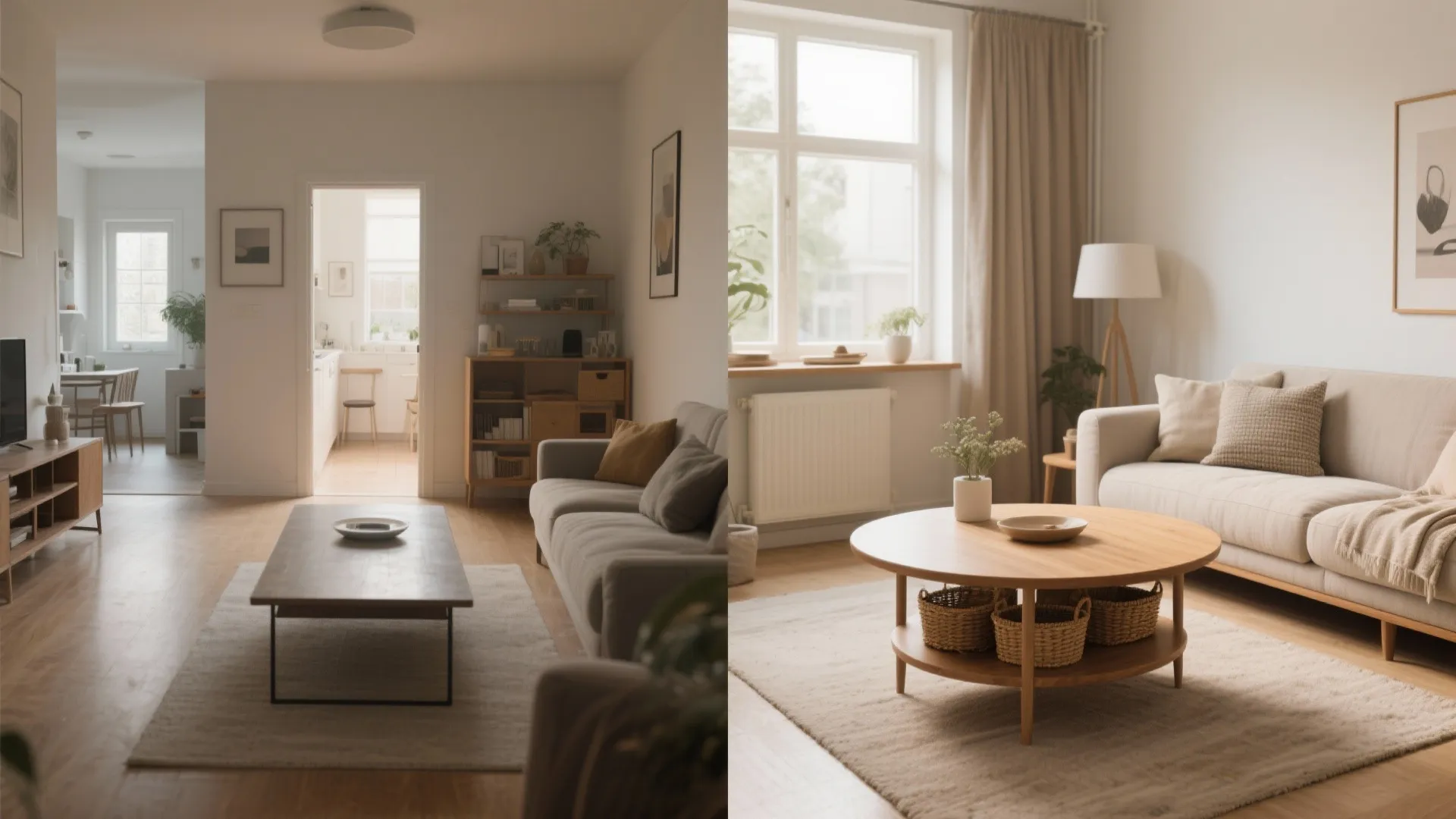 4. Round table with lower shelf to improve flow