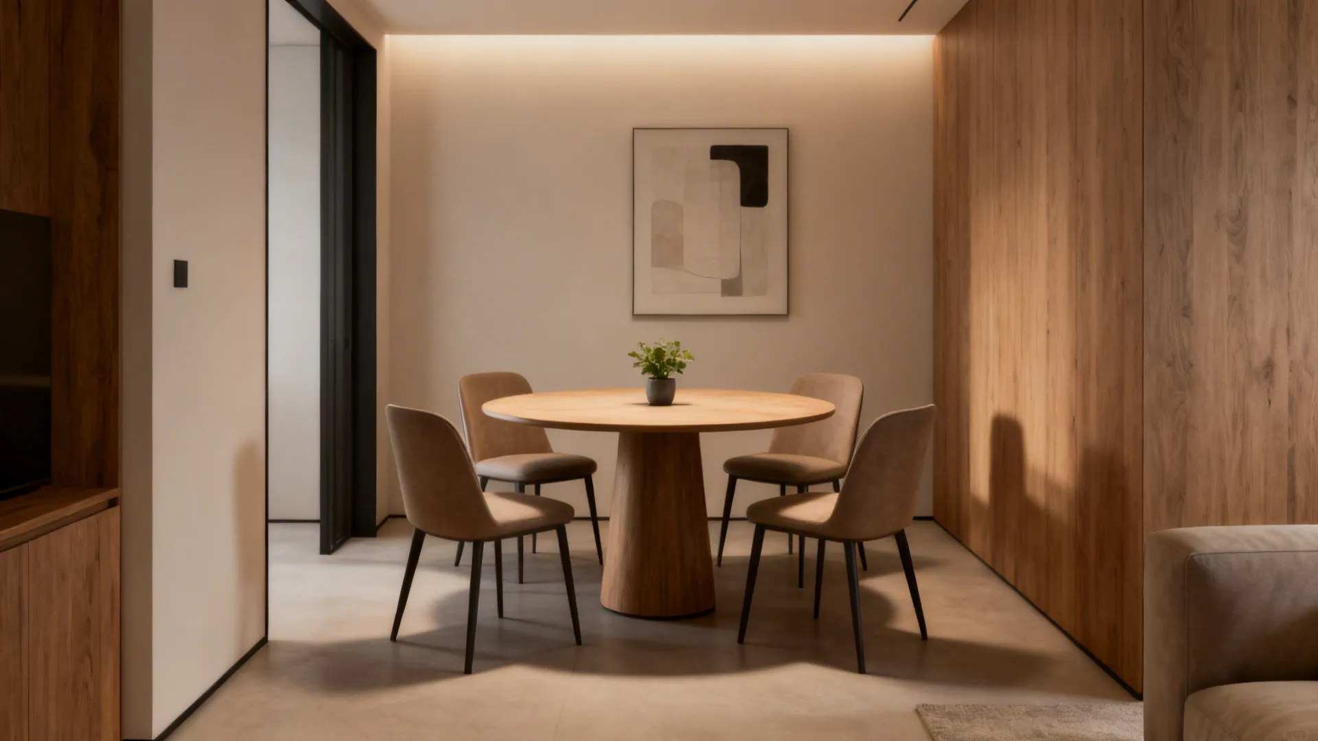 4. Round Table to Soften Traffic Flow