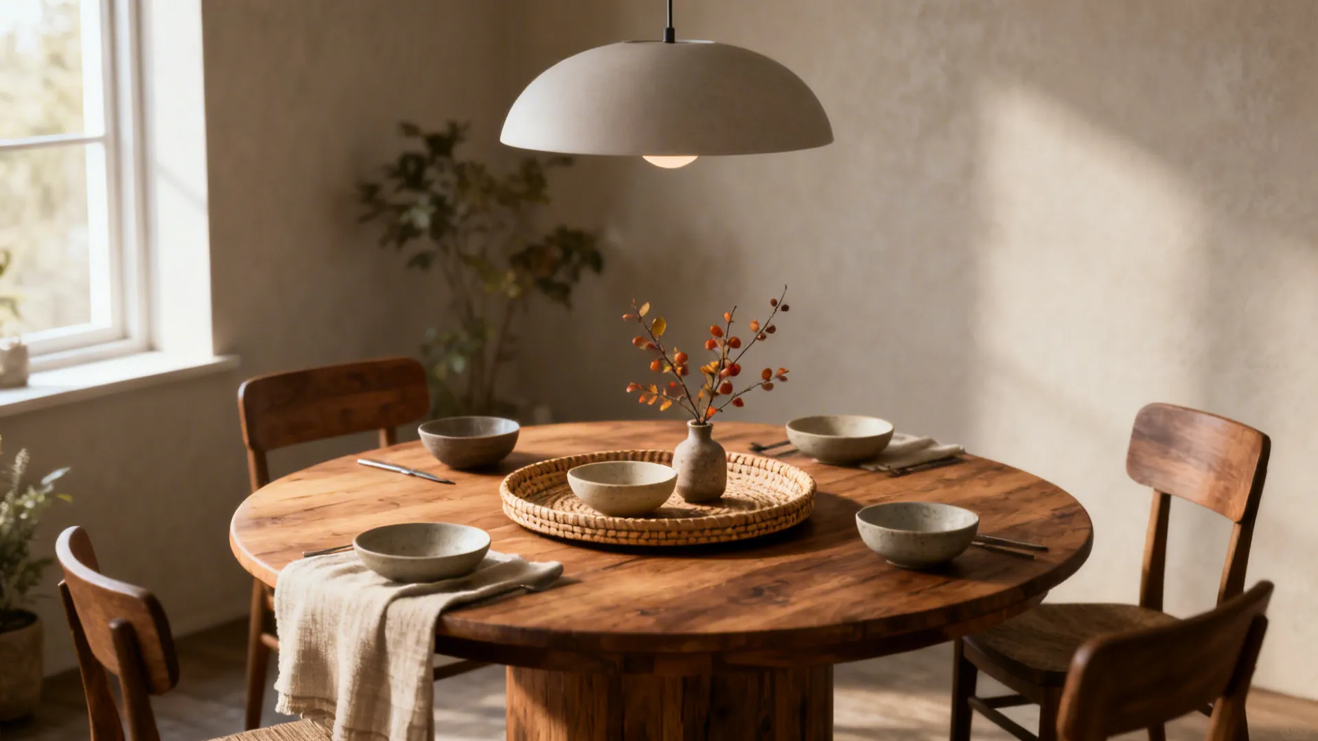 5 Round Dining Table Decorating Ideas