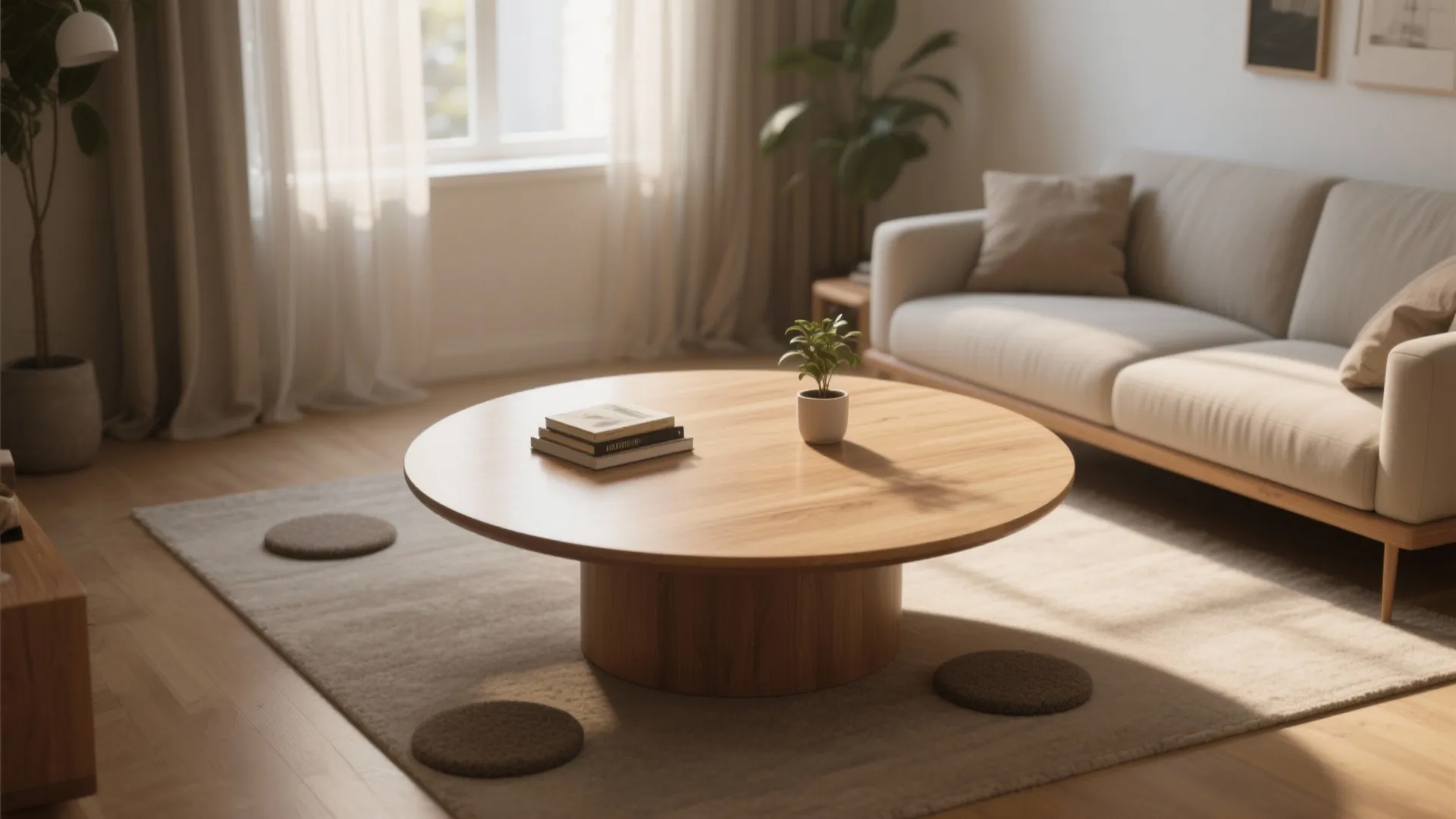 DIY Round Coffee Table: Step-by-Step Guide for Beginners: 1 Minute to a Stylish Living Room Feature—Build Your Own Round Coffee Table Now!