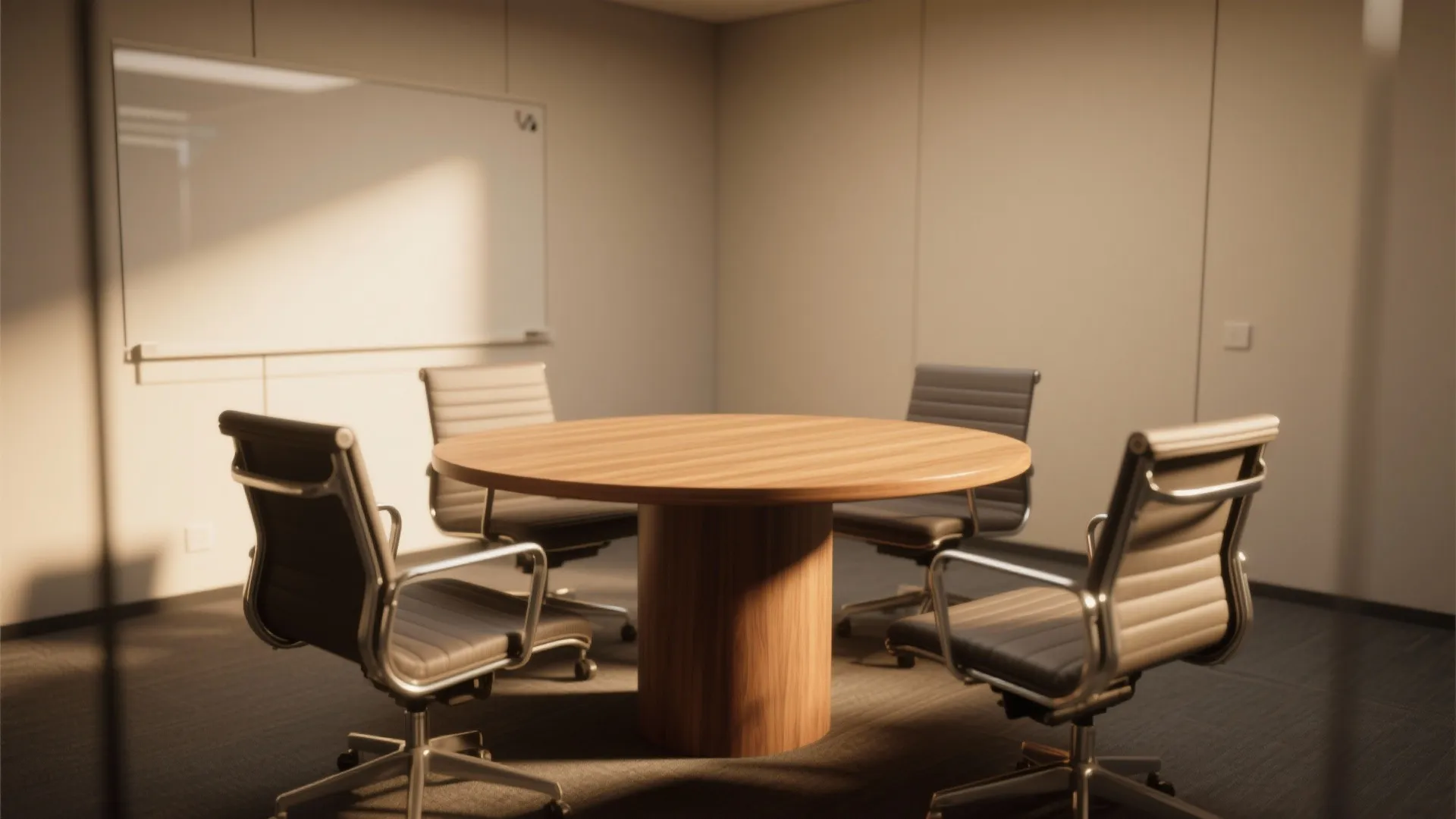 Compact Round Table Setup