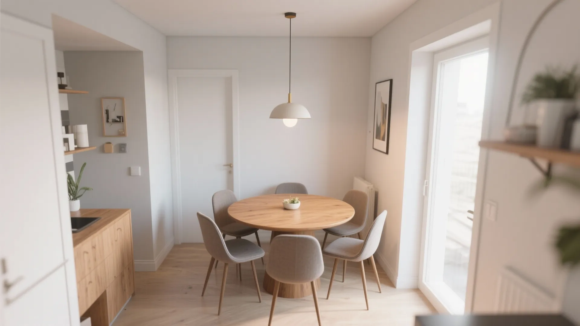 Idea 2: Round Dining Table Magic