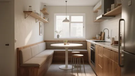 5 Small-Space Ideas for a Round White Kitchen Table