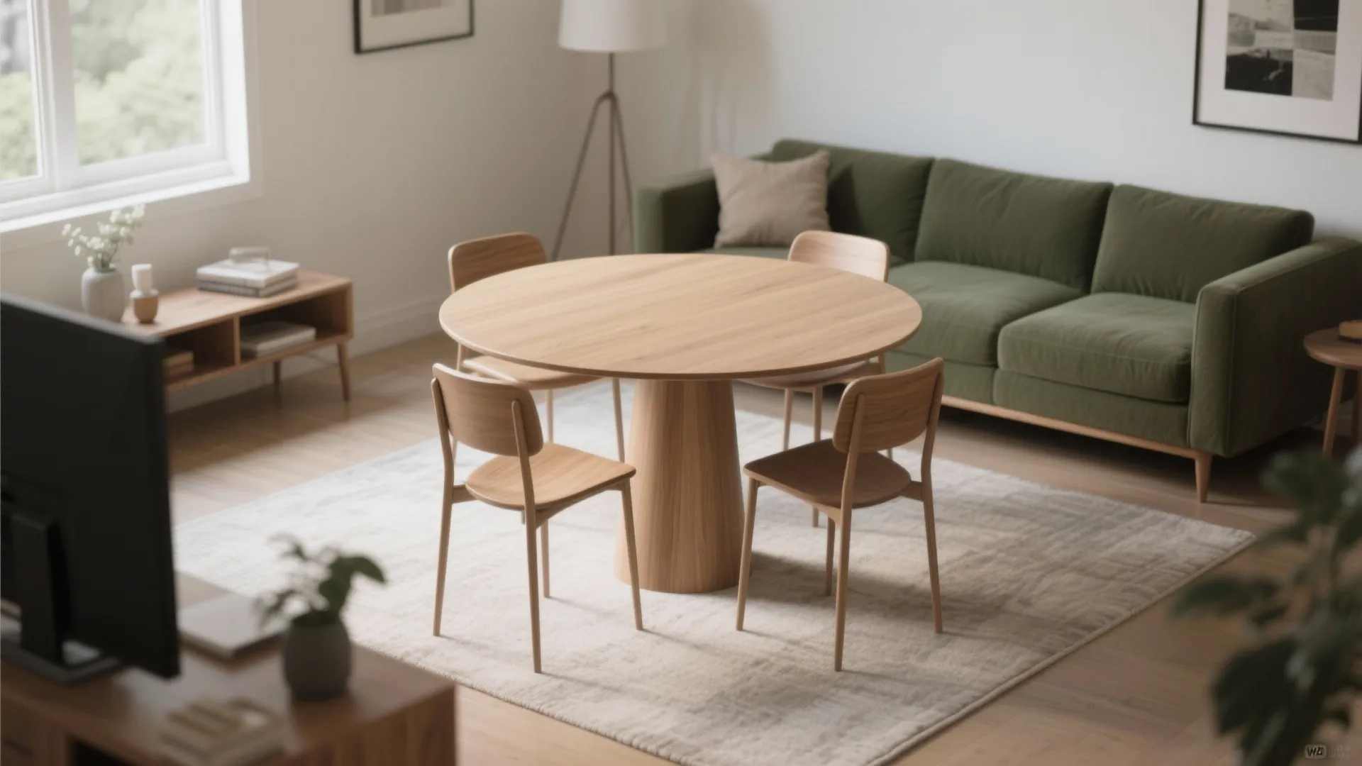 Small Round Pedestal for Better Flow