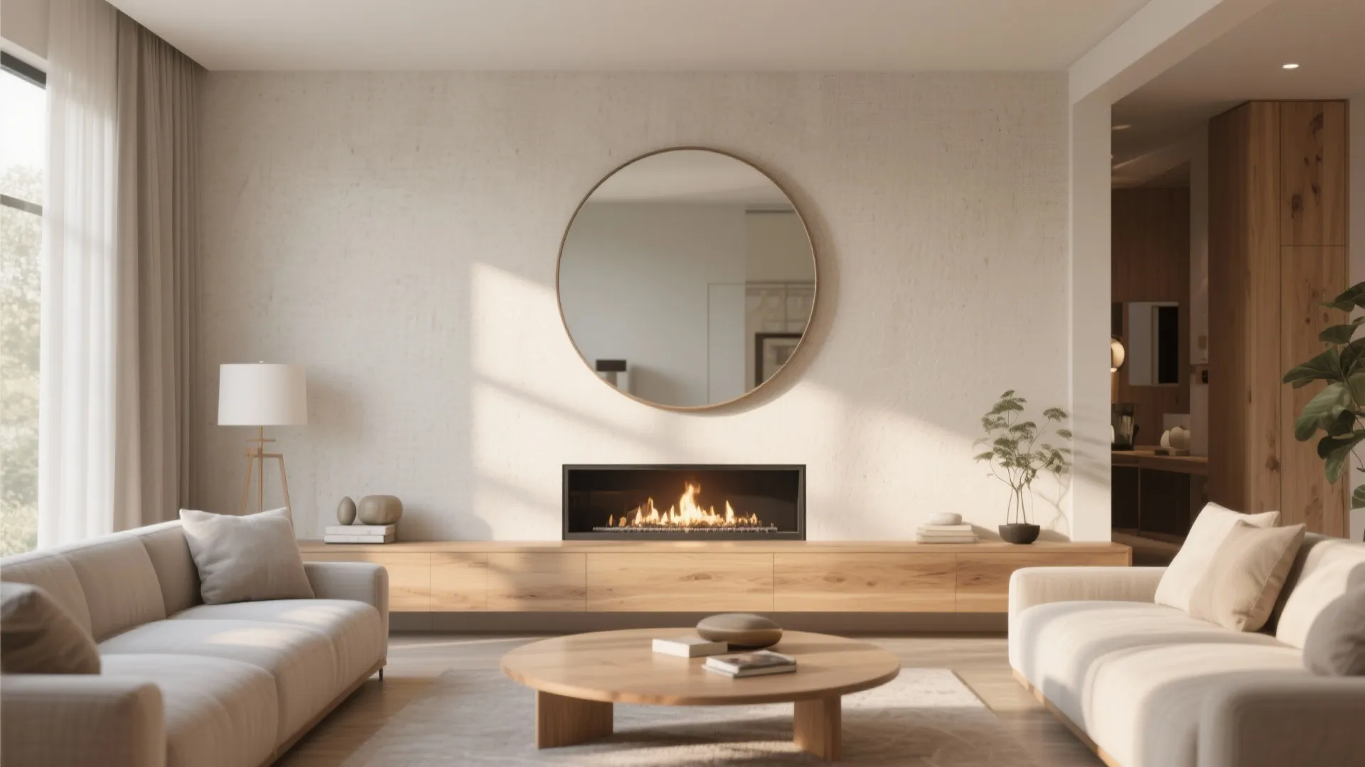 4. Round XL Statement Mirrors