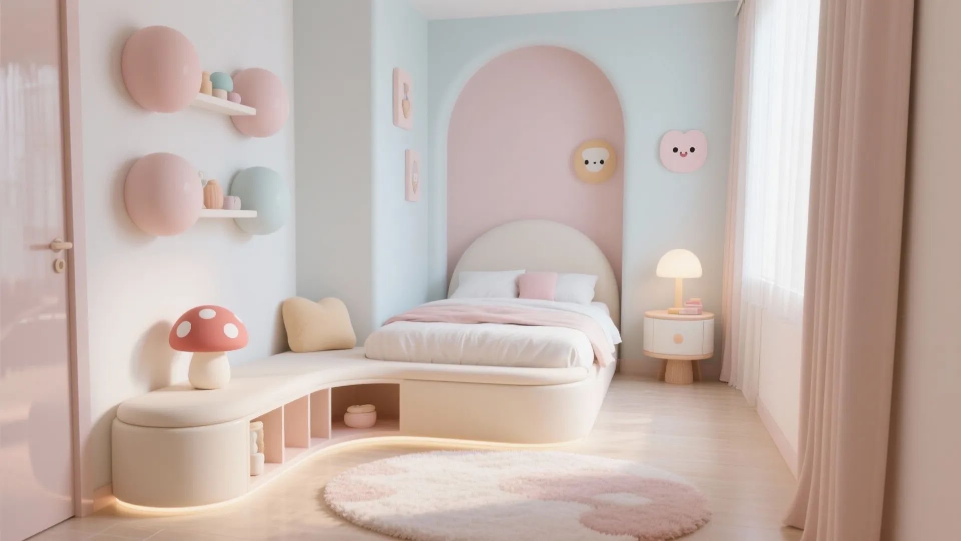 Rounded Furniture and Soft Edges