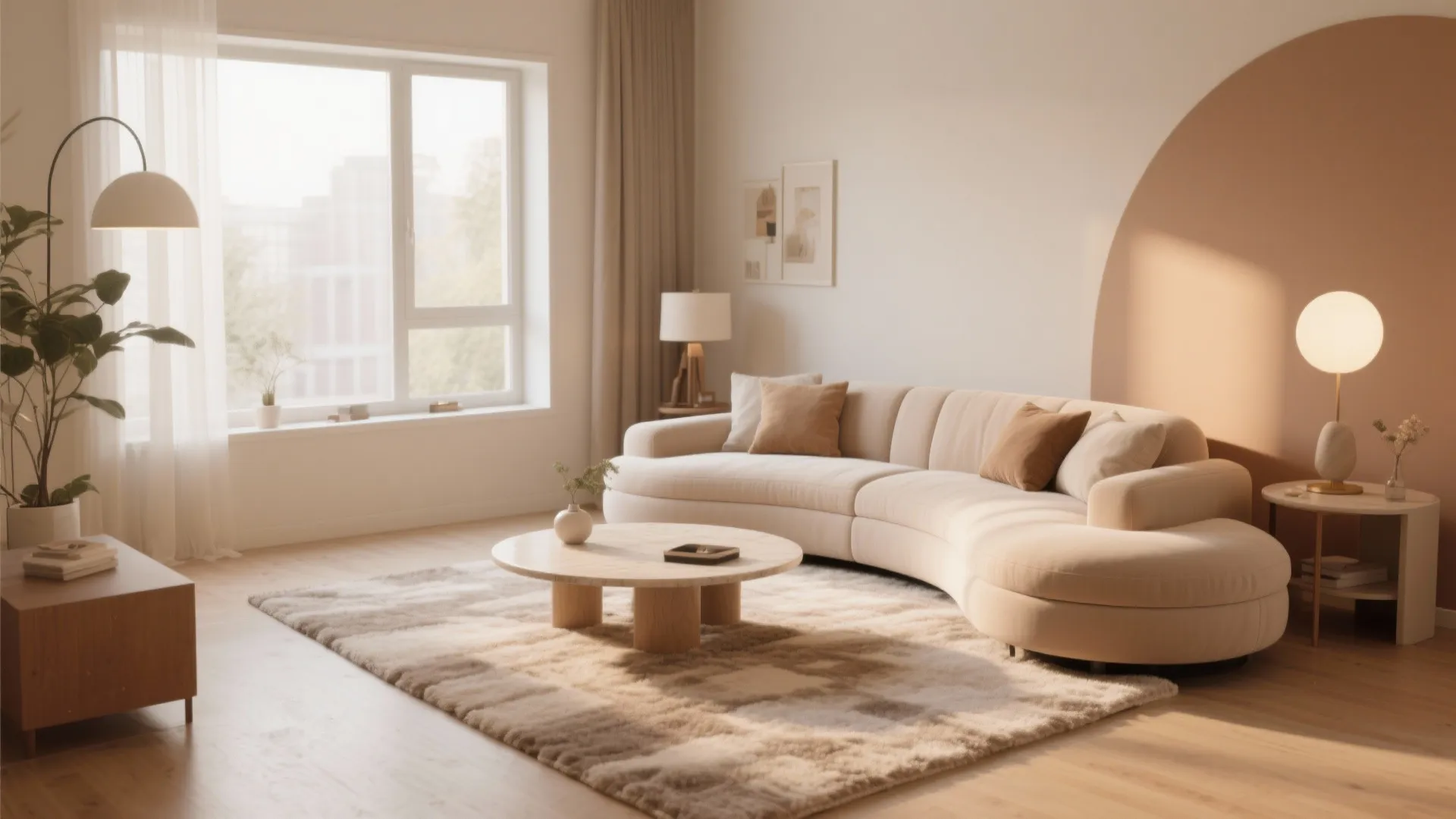 9. Rounded Furniture Pairings