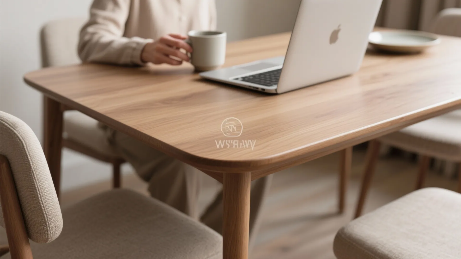 2. Round-Edge Rectangular Table