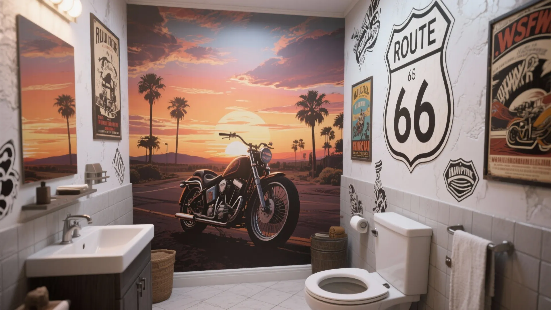 3. Graphic Wall Art and Decals