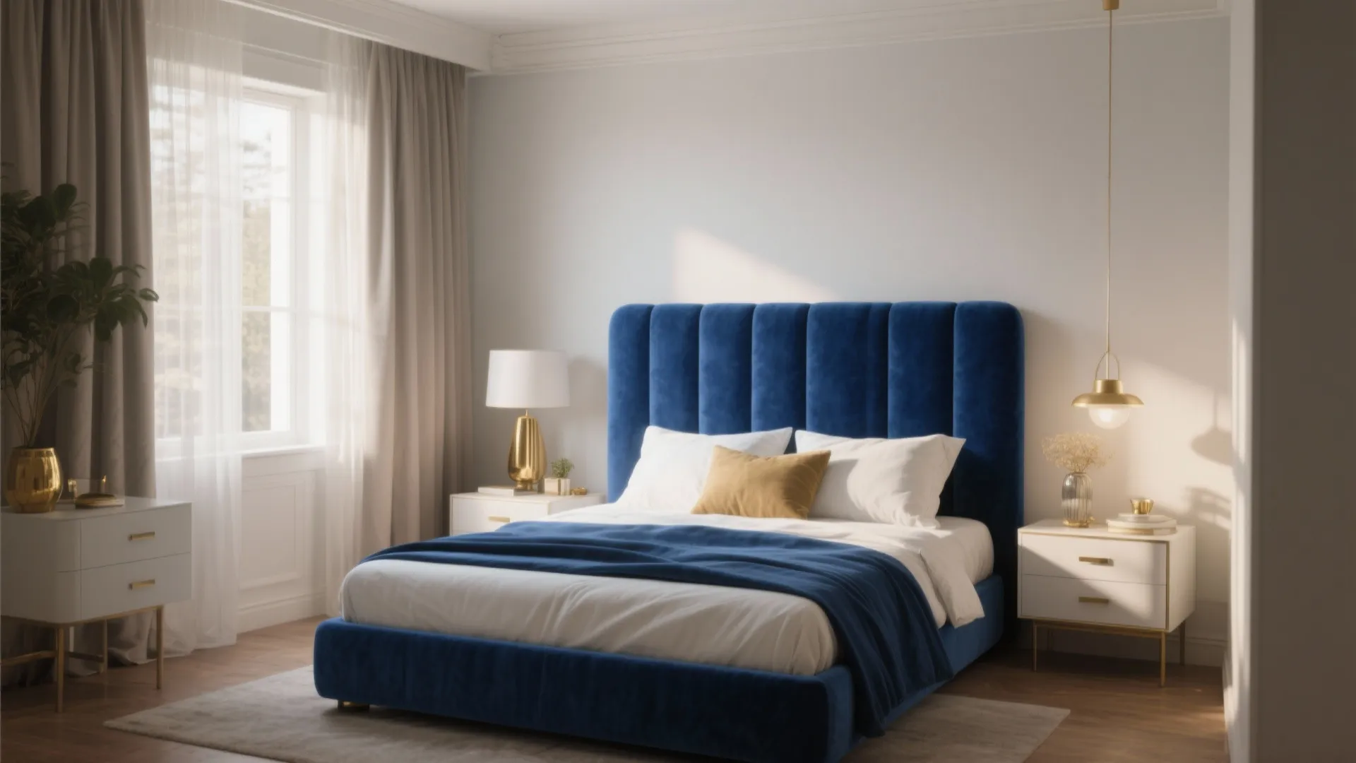 Stunning Royal Blue Headboard Bedroom Ideas: Transform Your Space with Bold Royal Blue Headboards