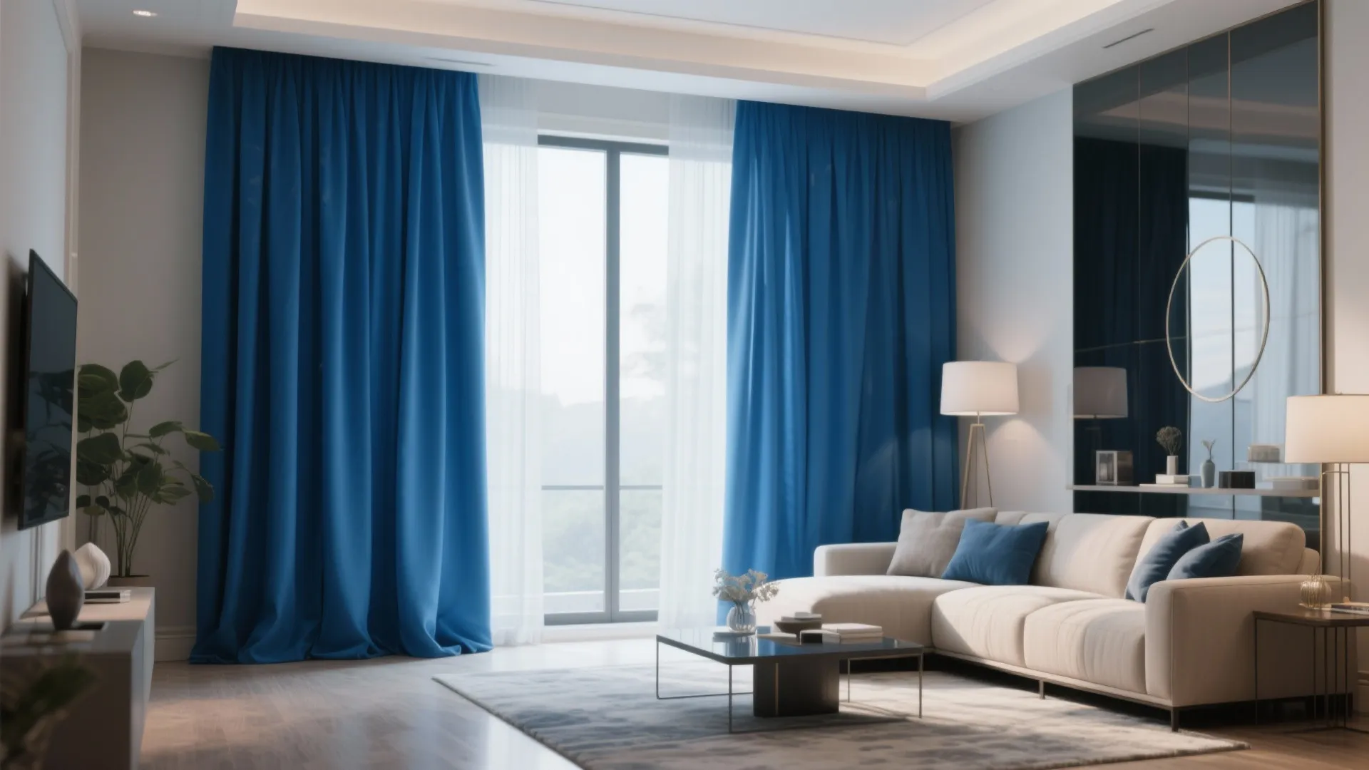 Royal Blue Curtains