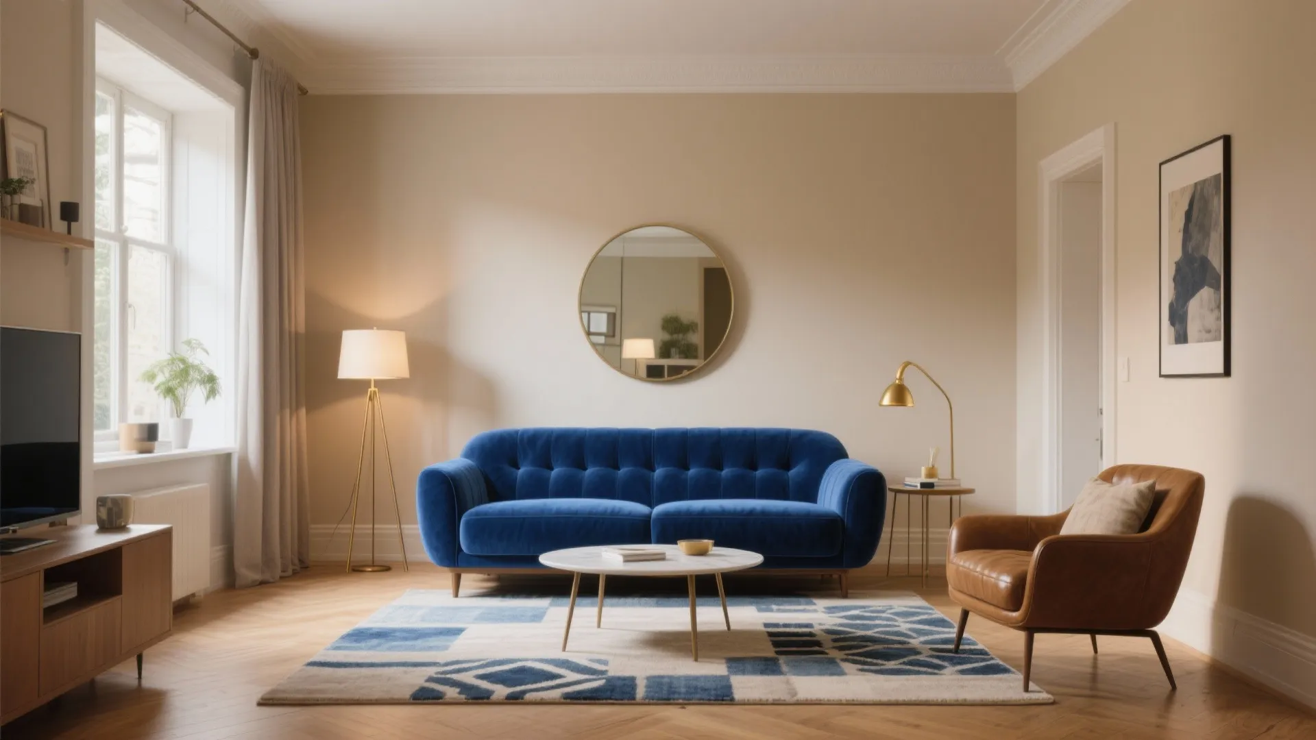 5 Royal Blue Living Room Ideas: Small-space tips and stylish layouts for a royal blue living room set