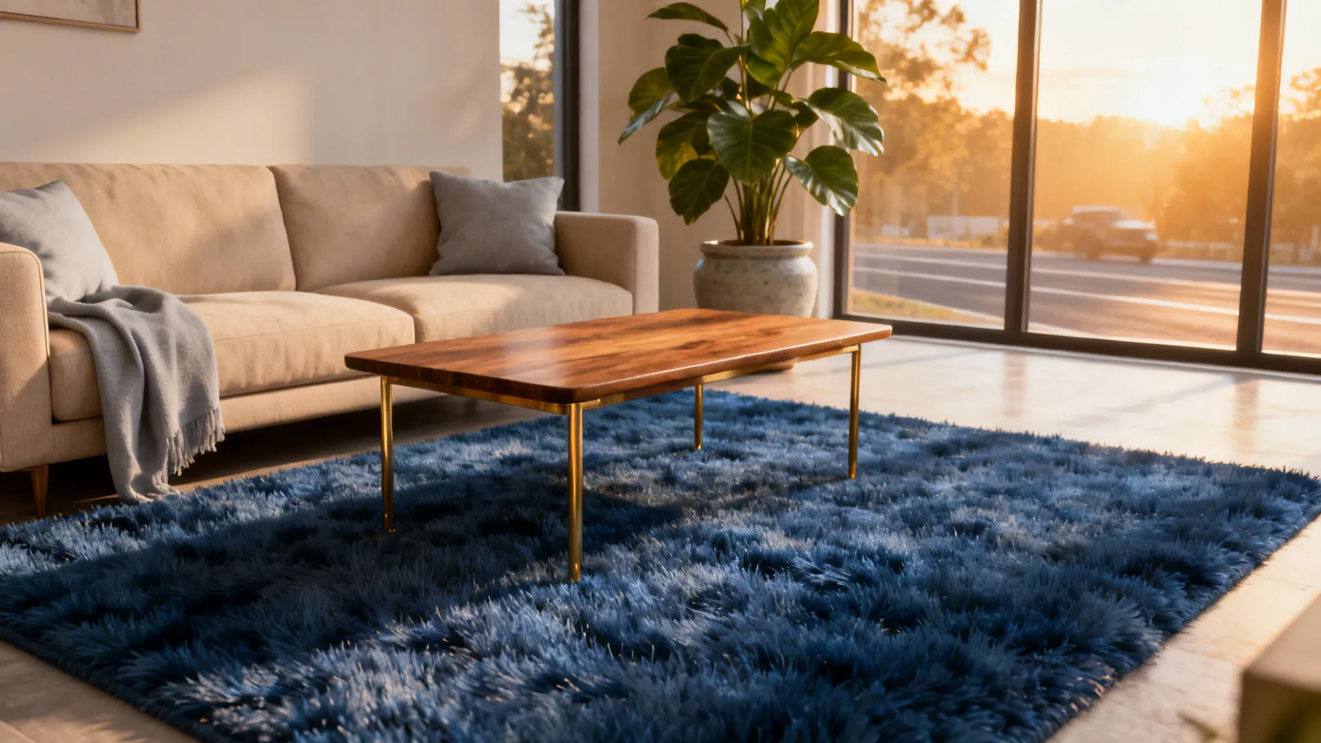 Royal Blue Rugs: 5 Living Room Inspirations: How to use royal blue rugs to transform small and large living rooms — practical tips from a 10-year interior designer
