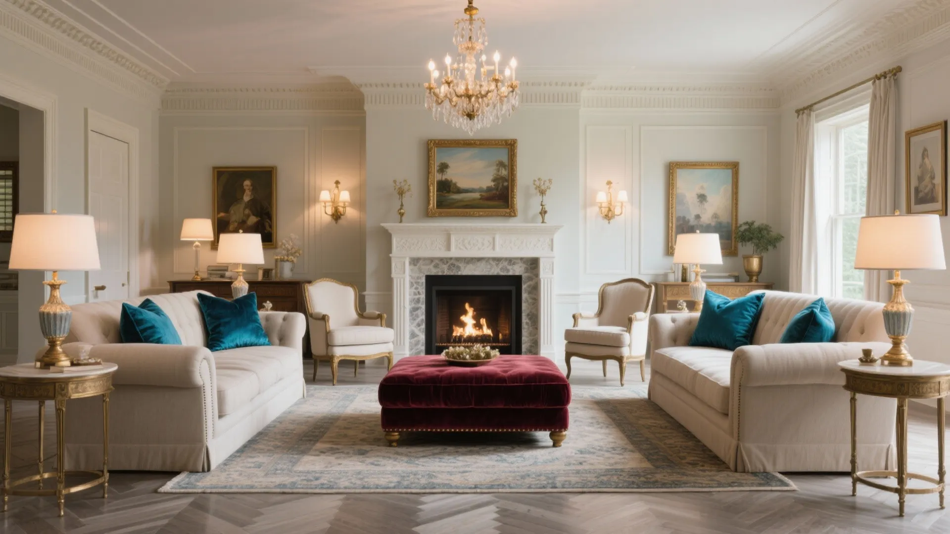 Royal Living Room Design: Transform Your Space into a Palace: 1 Minute to a Majestic Makeover: Royal Living Room Design Fast-Track Guide