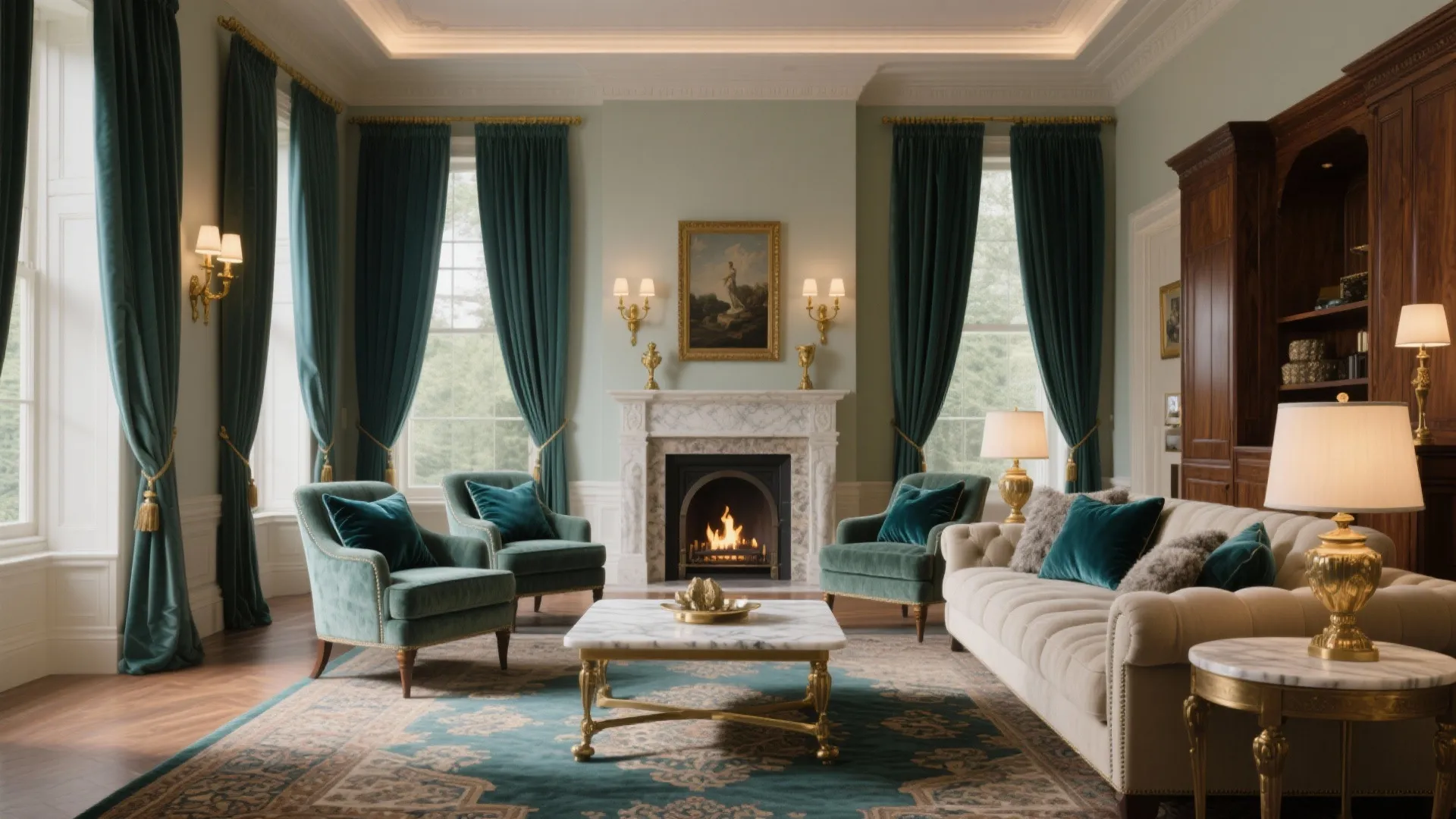 Living Room Royal Play Design: Transform Your Space with Regal Flair: 1 Minute to a Luxurious Living Room Look