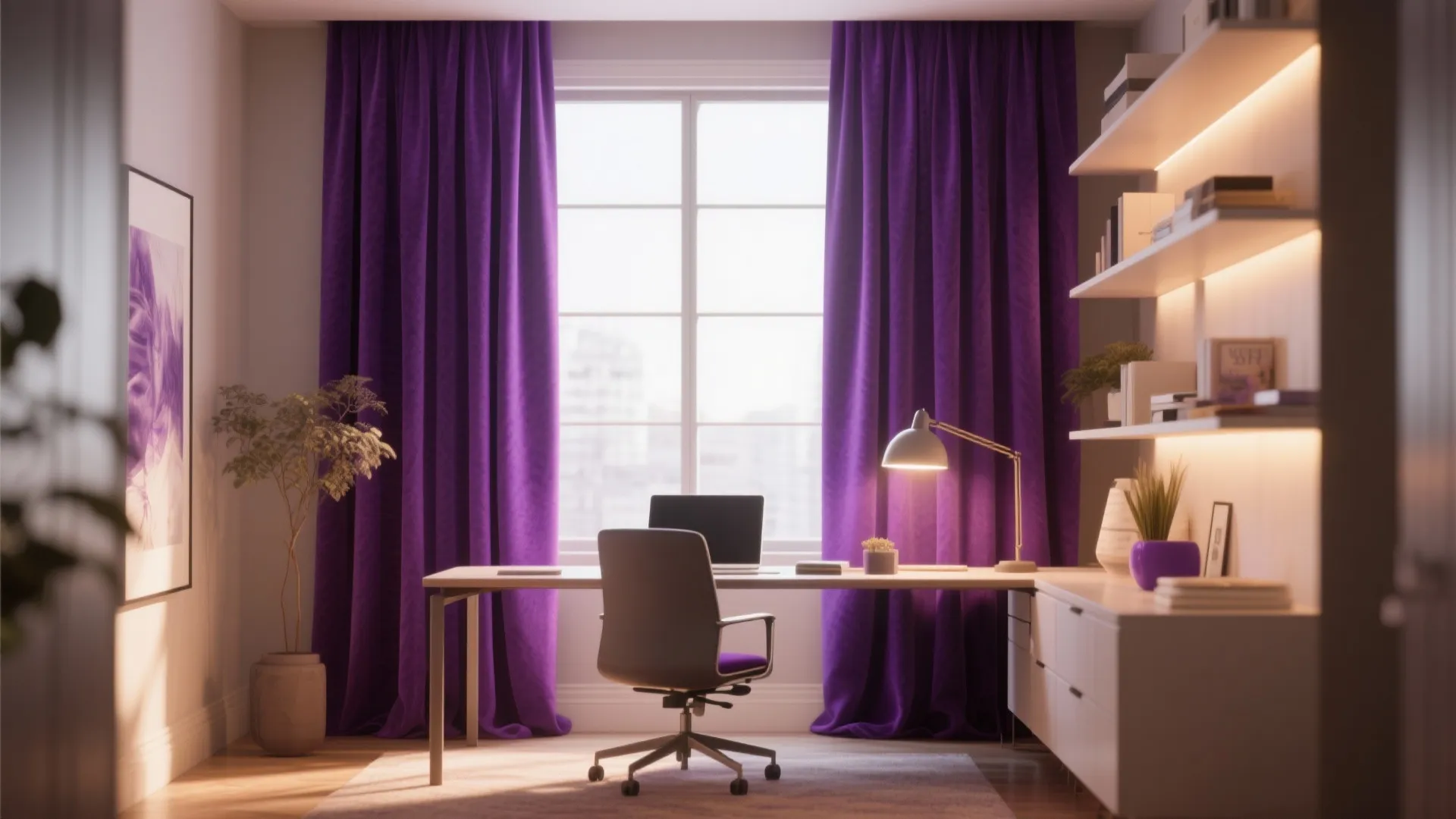 Royal Purple Curtains
