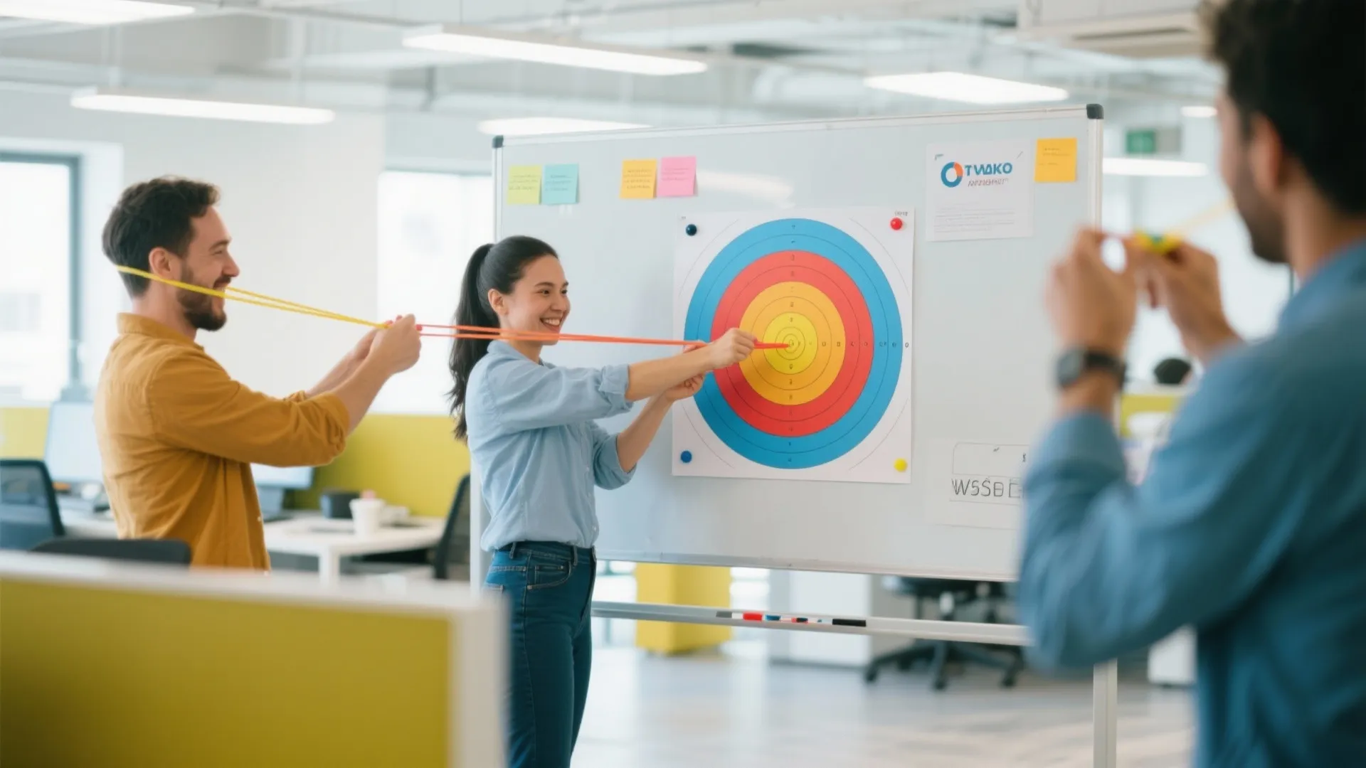 4. Rubber Band Archery