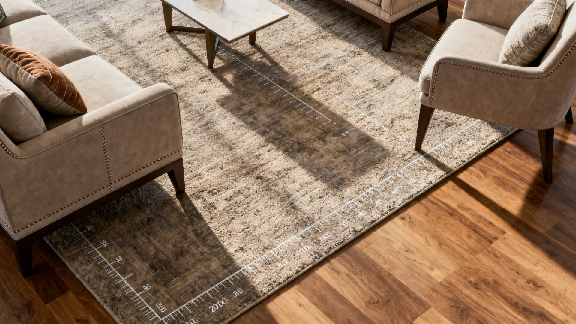 2. Anchor with a Rug and Define Zones