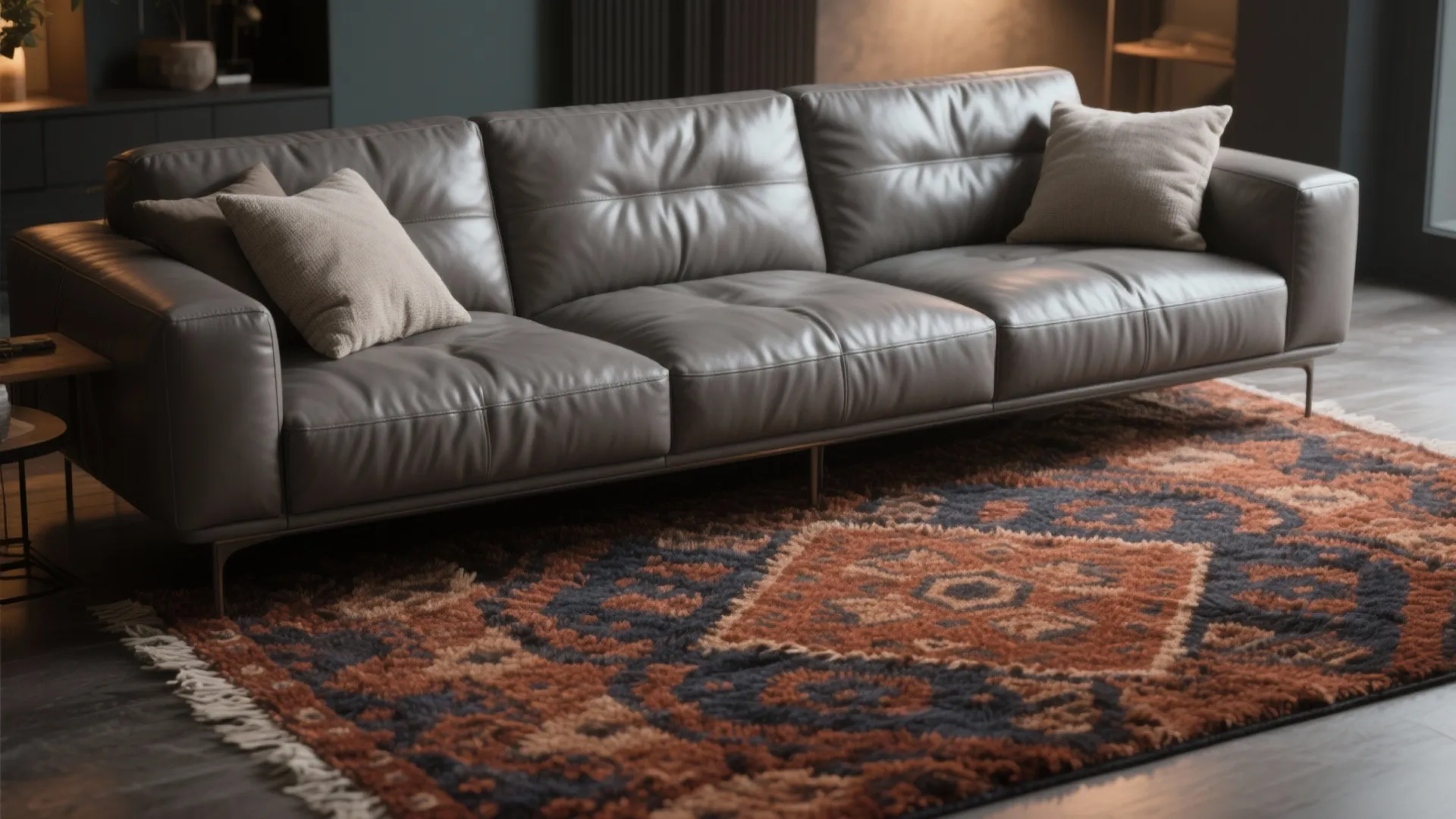 1. Anchor with a contrasting rug