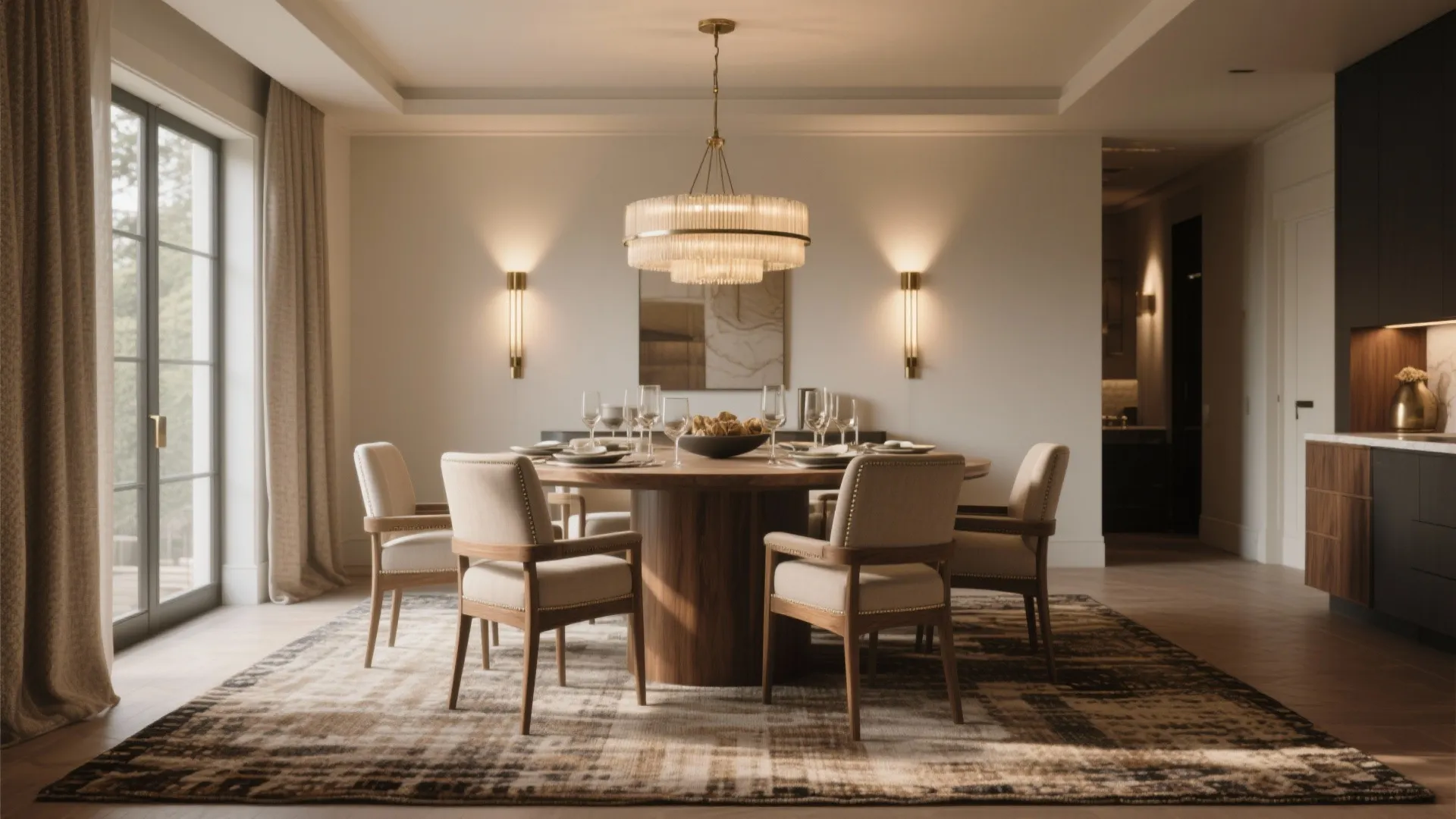 4. Zone it with rugs and lighting