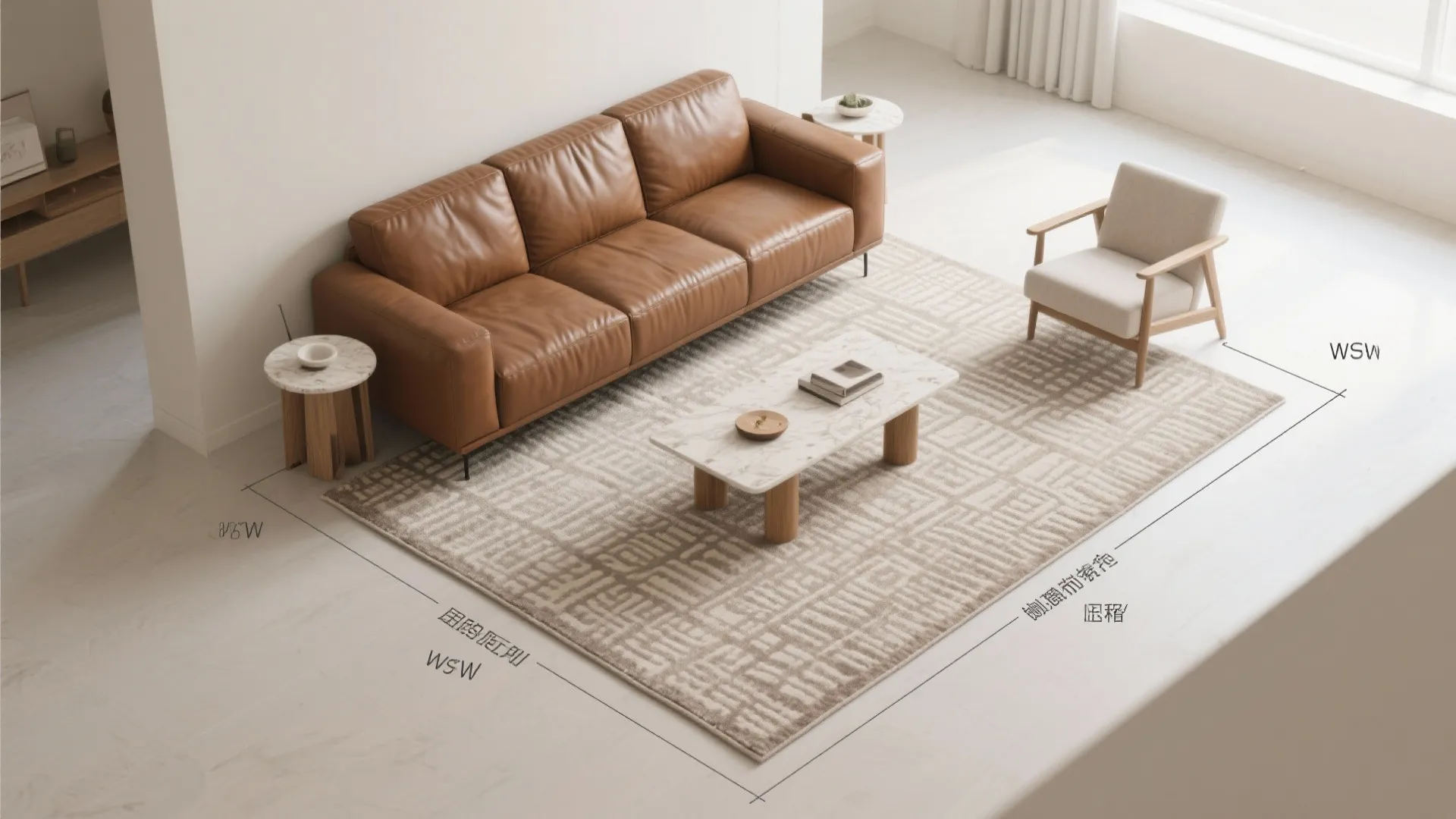 4) Art, Rugs, and Pattern Play