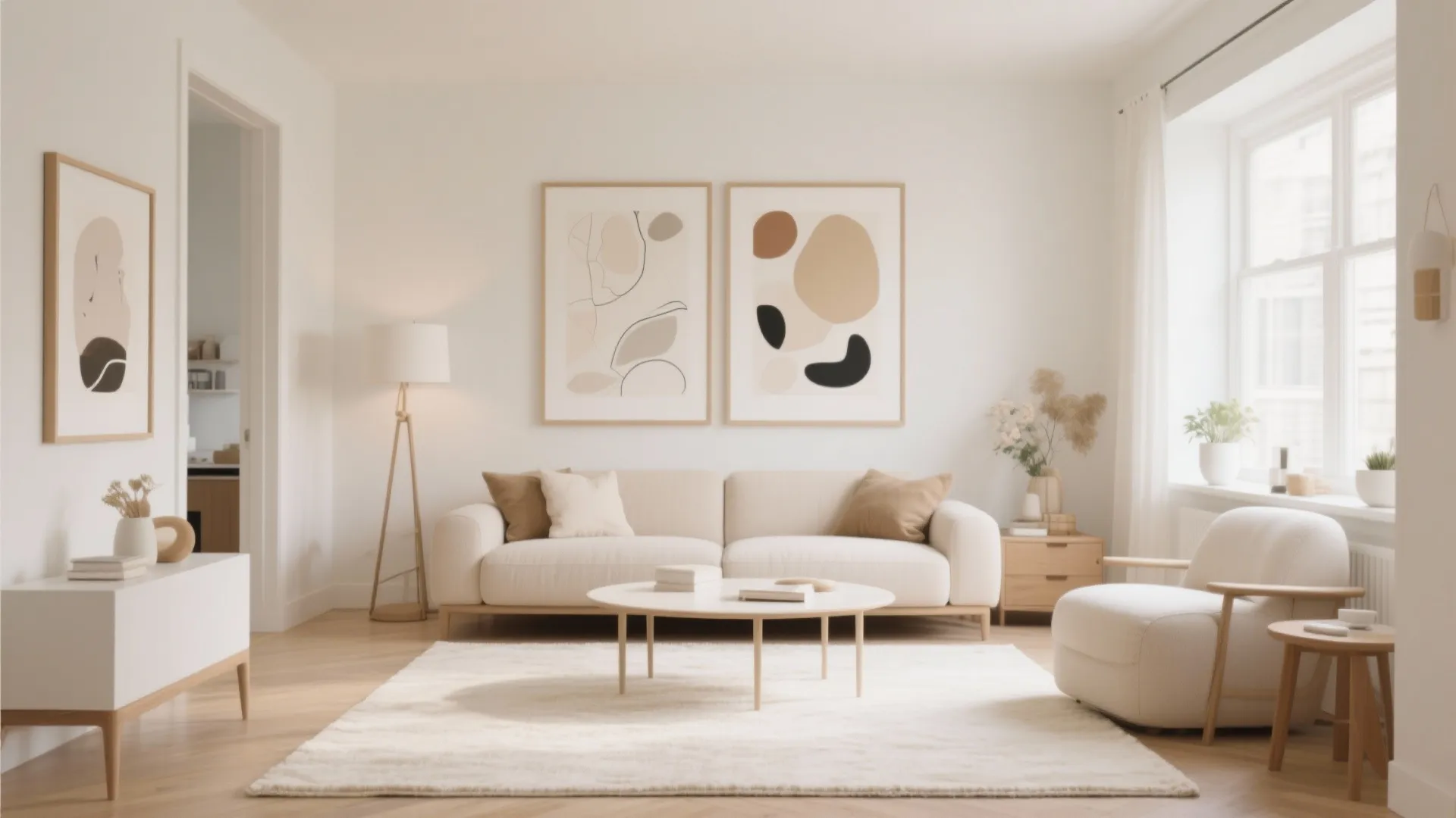 4. Combining Rug and Wall Art Tones