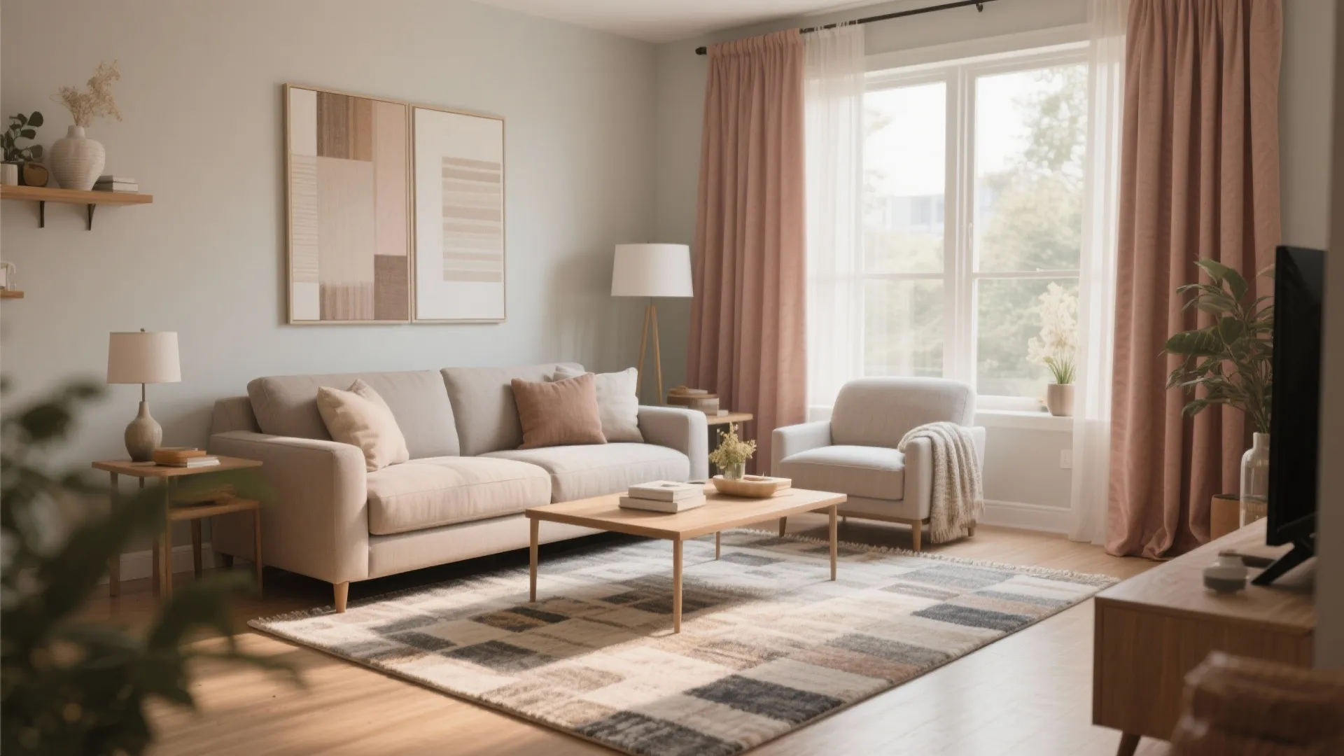 5. Pairing Rugs with Curtains