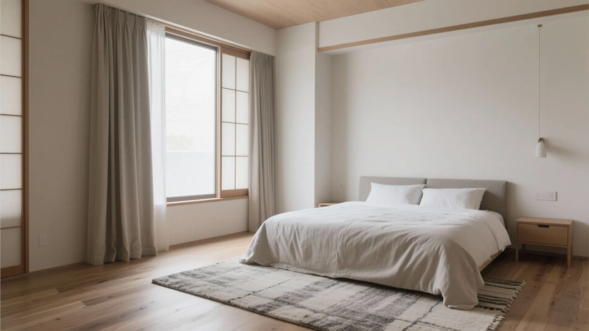 Tips 5: ラグとカーテンで“色の温度”を合わせる｜日式风格の調色法