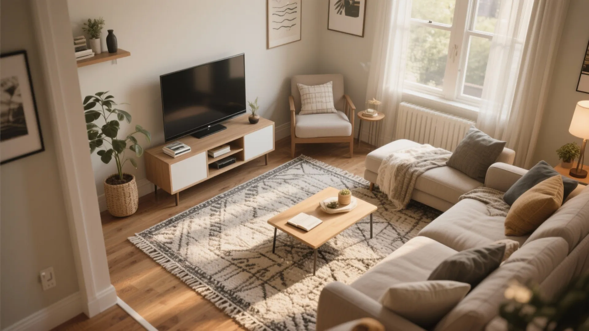 1. Define Zones with Rugs